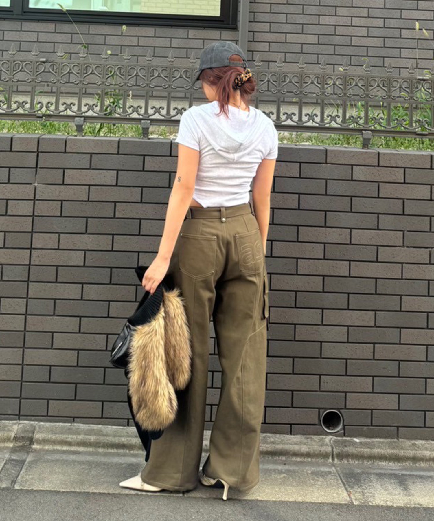 STAFF:158cm/COLOR:LIGHT GRAY/SIZE:F