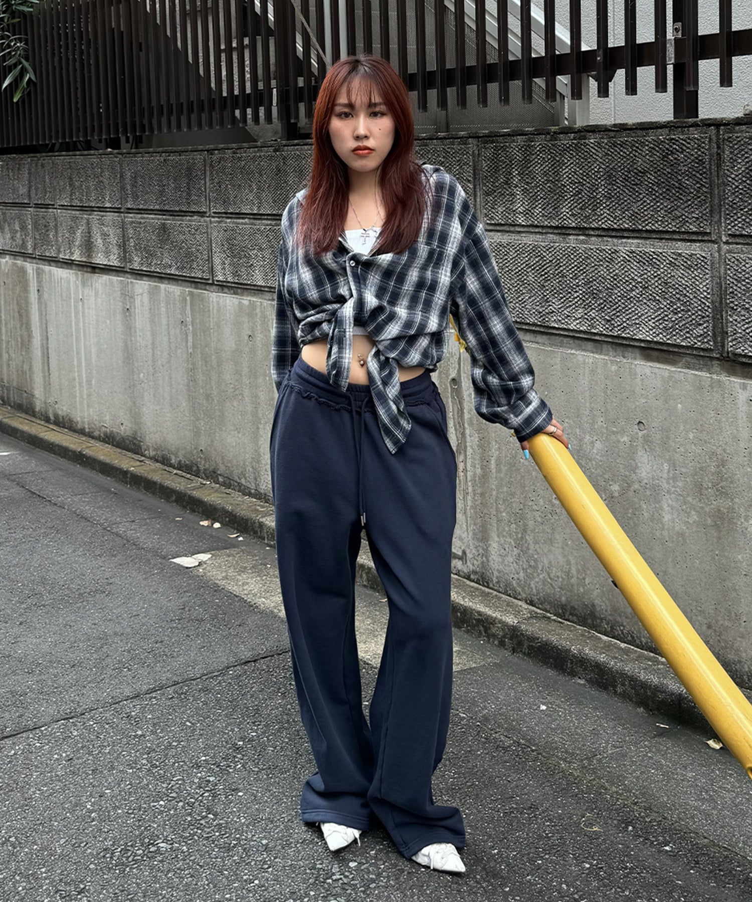 STAFF:158cm/COLOR:NAVY/SIZE:F