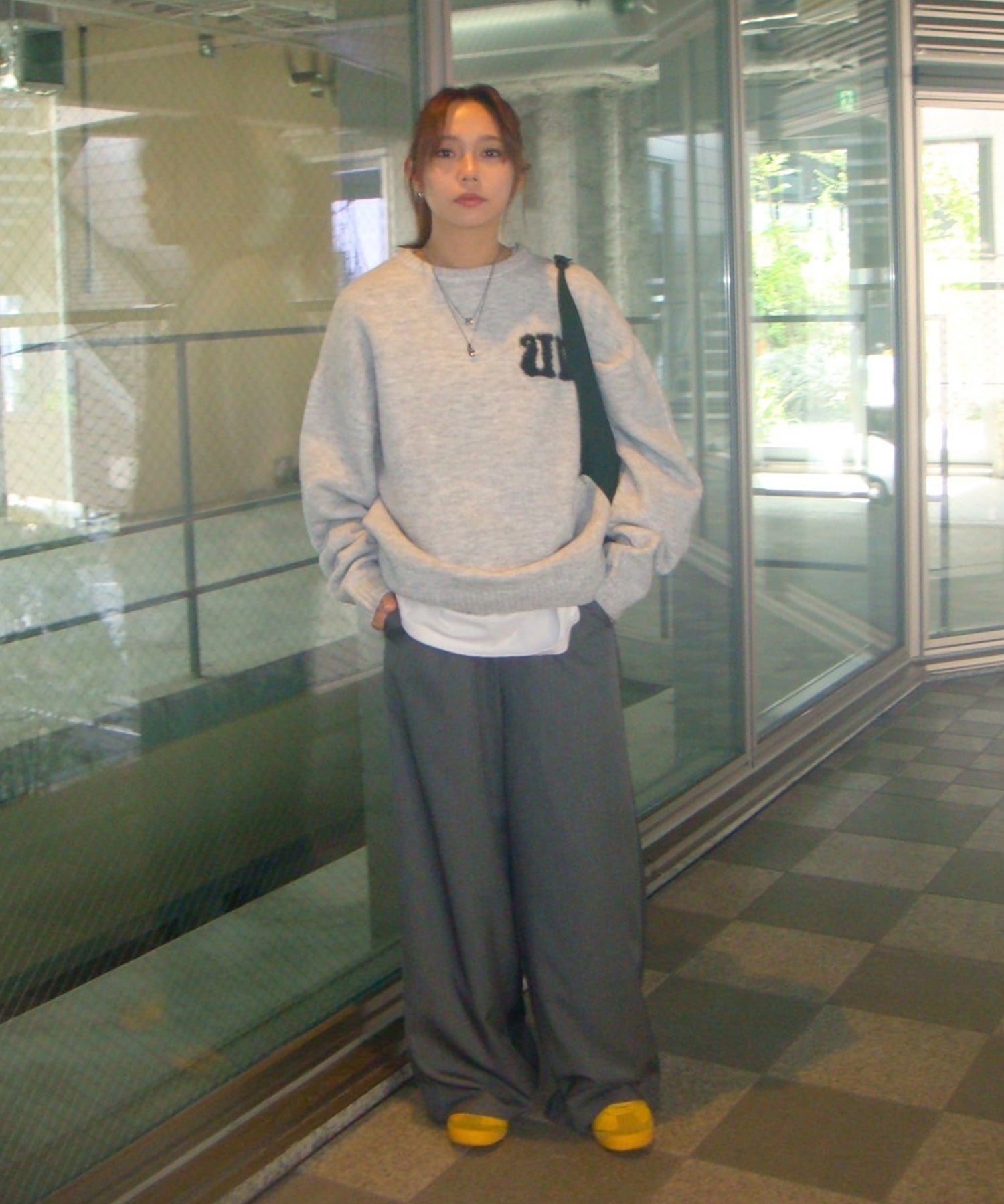 STAFF:159cm/COLOR:GRAY/SIZE:F