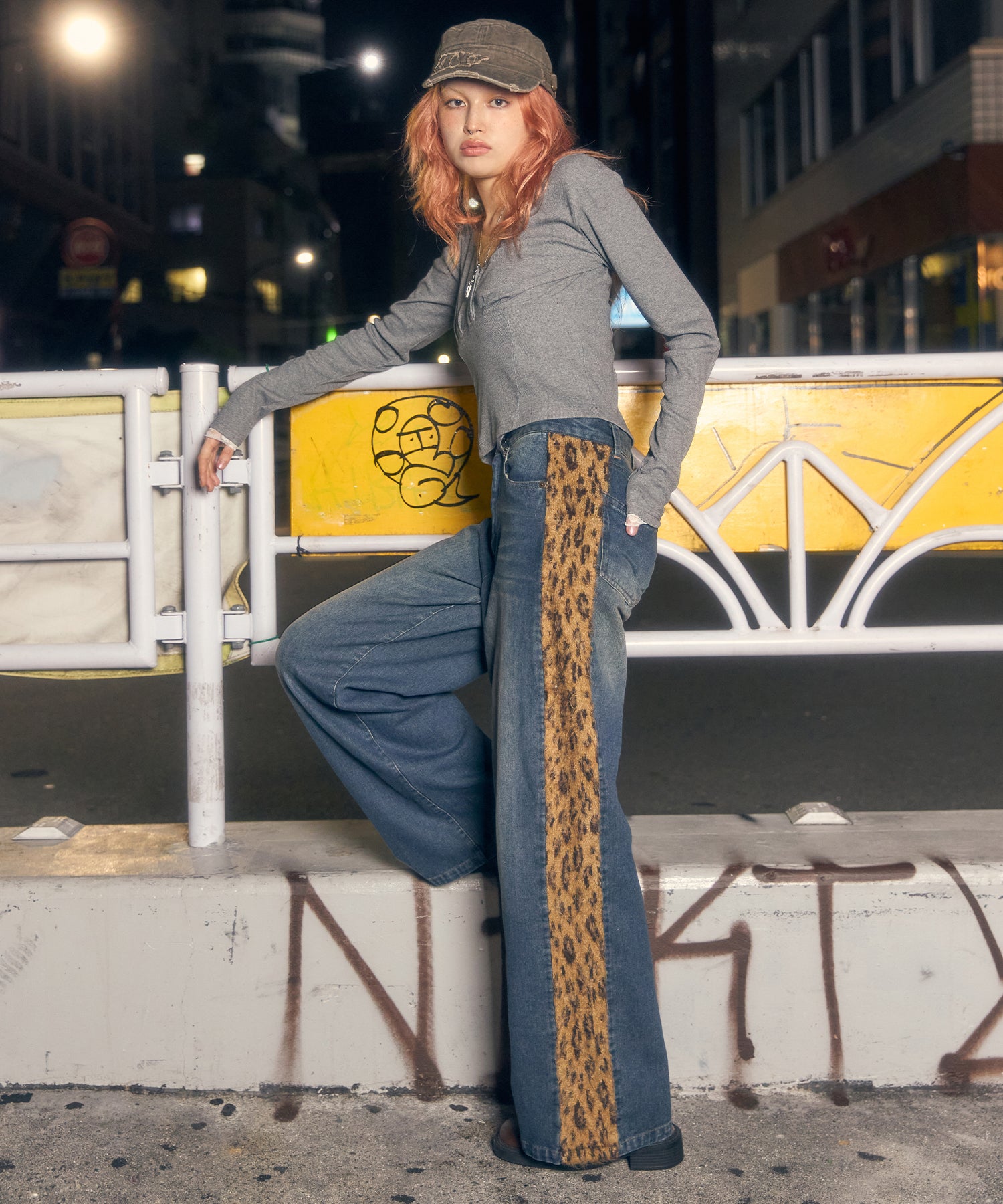 MODEL:170cm/COLOR:GRAY/SIZE:F