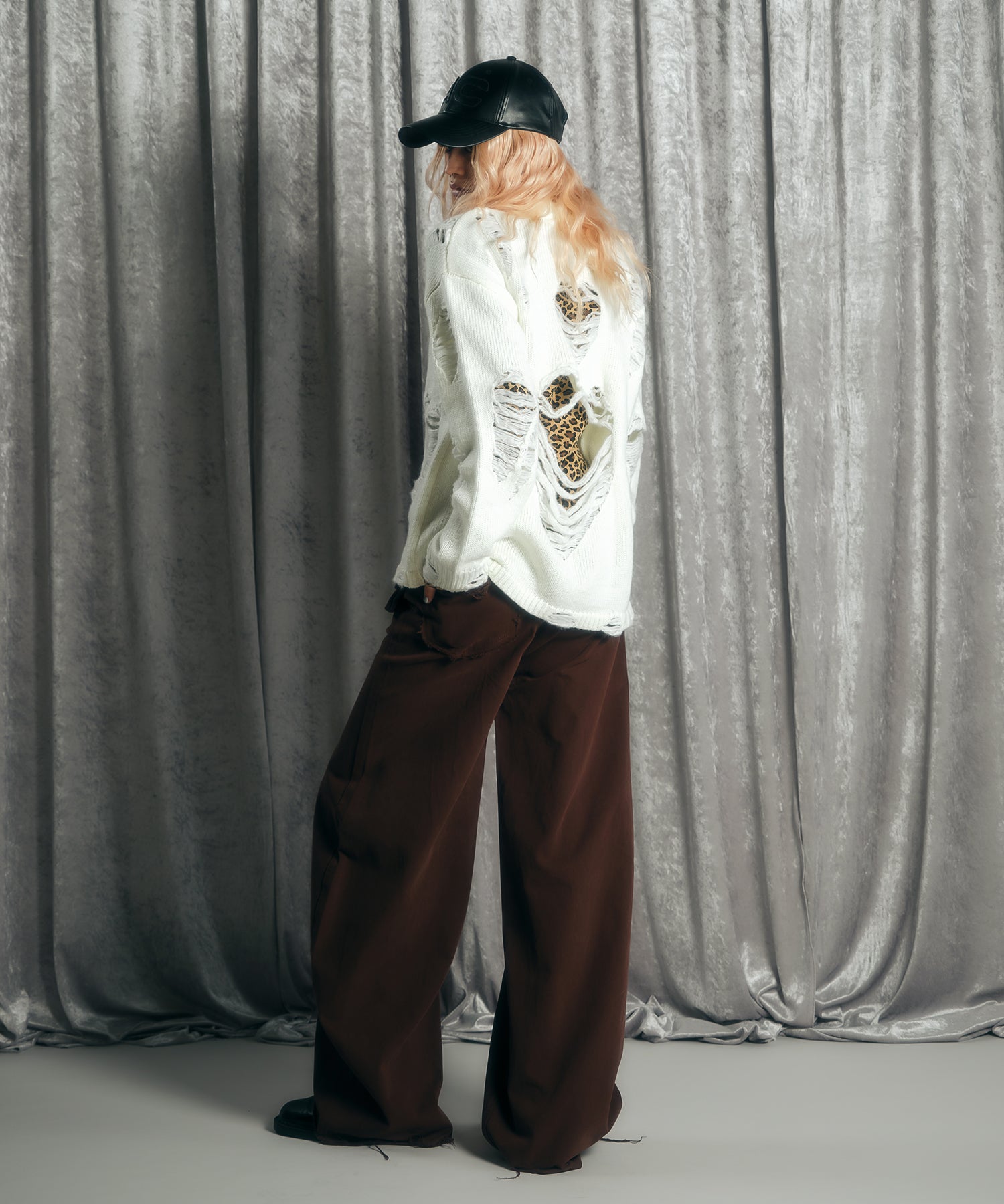 MODEL:170cm/COLOR:IVORY/SIZE:F