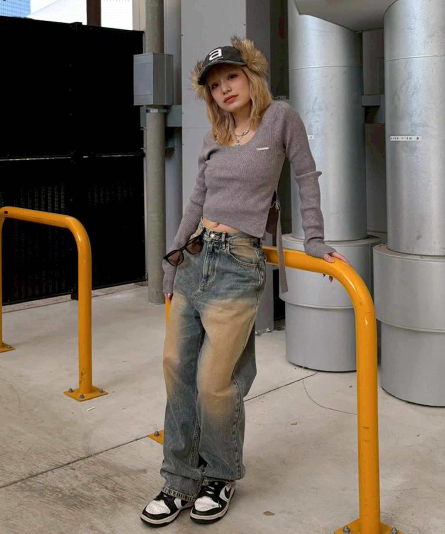 STAFF:151cm/COLOR:GRAY/SIZE:F