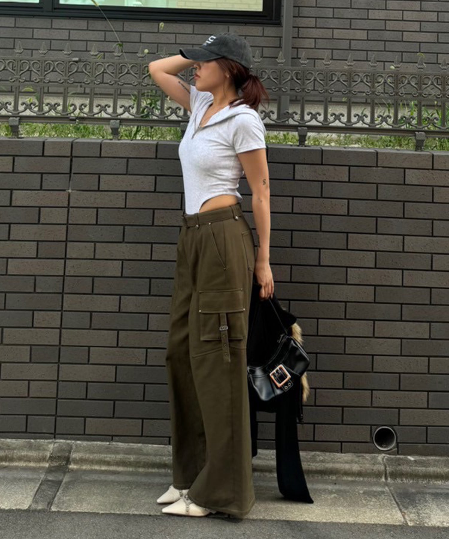 STAFF:158cm/COLOR:LIGHT GRAY/SIZE:F