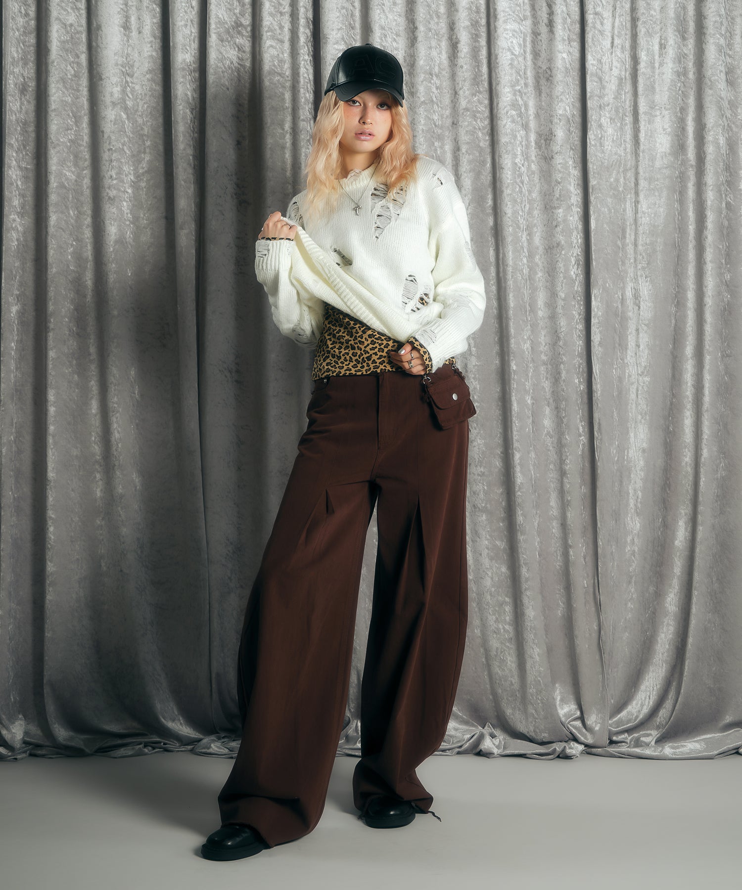 MODEL:170cm/COLOR:IVORY/SIZE:F