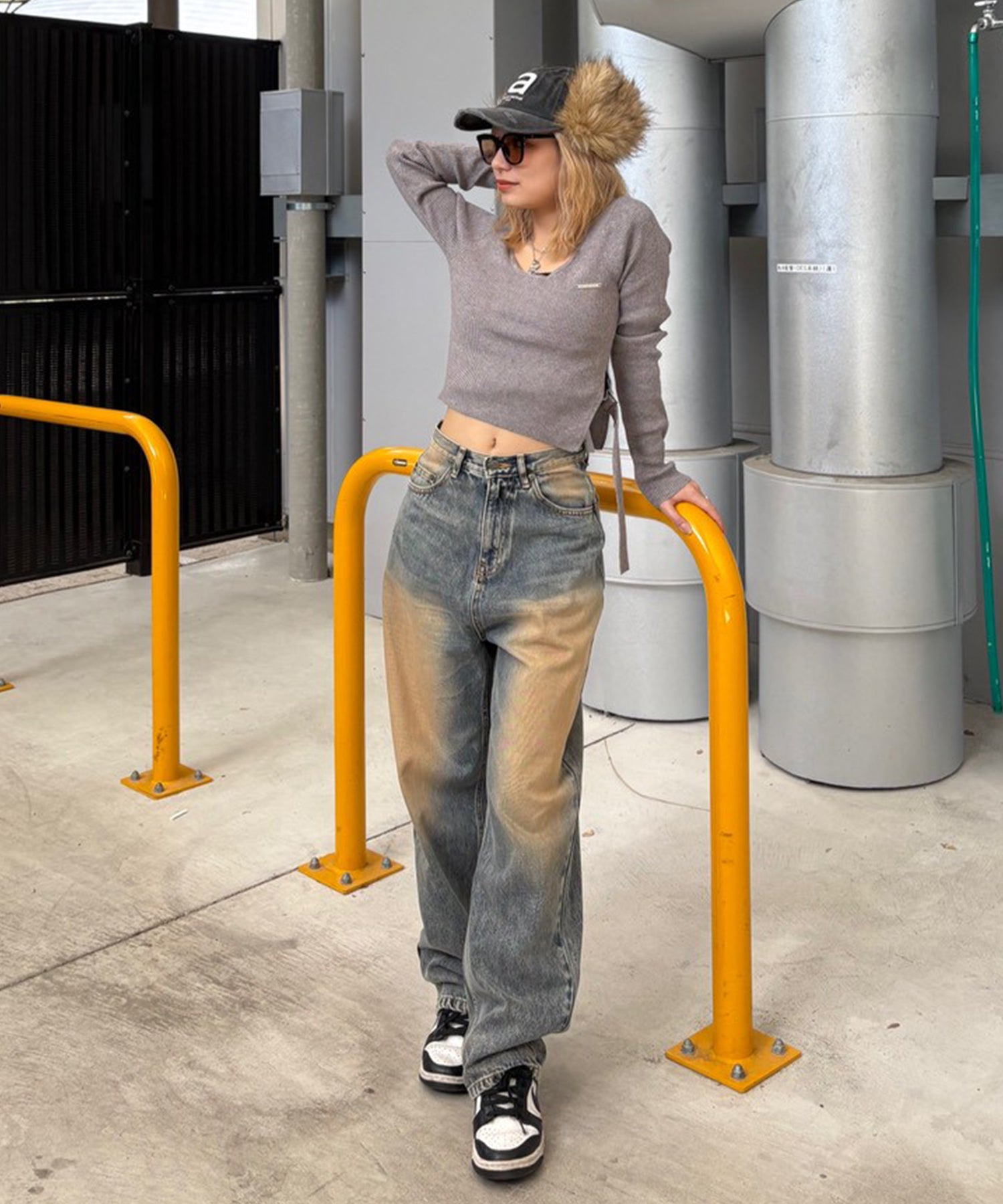 STAFF:151cm/COLOR:GRAY/SIZE:F