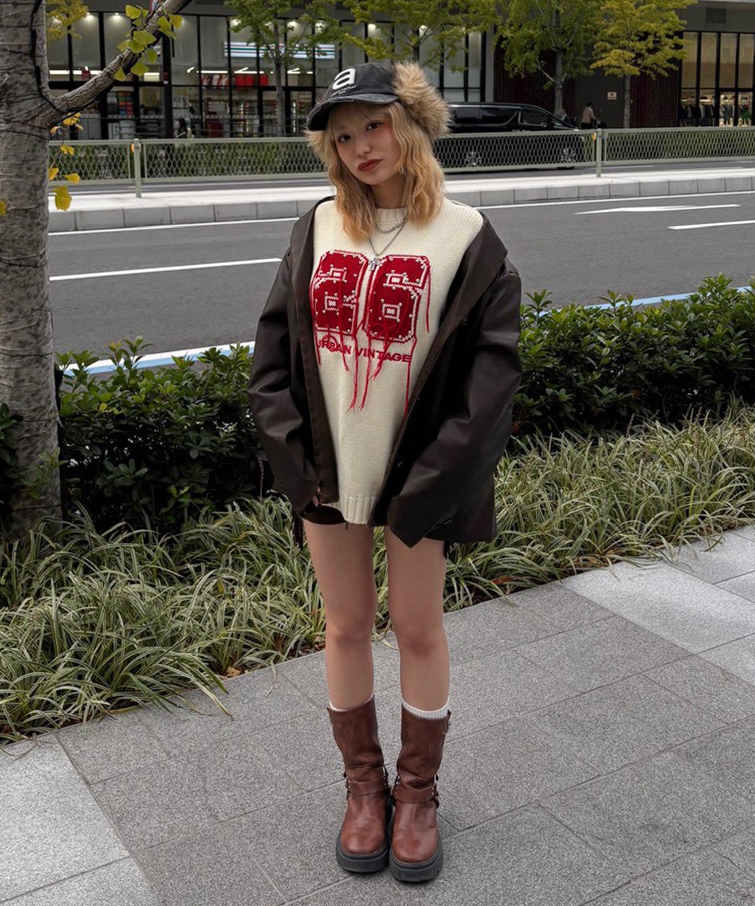 STAFF:151cm/COLOR:WHITE/SIZE:F