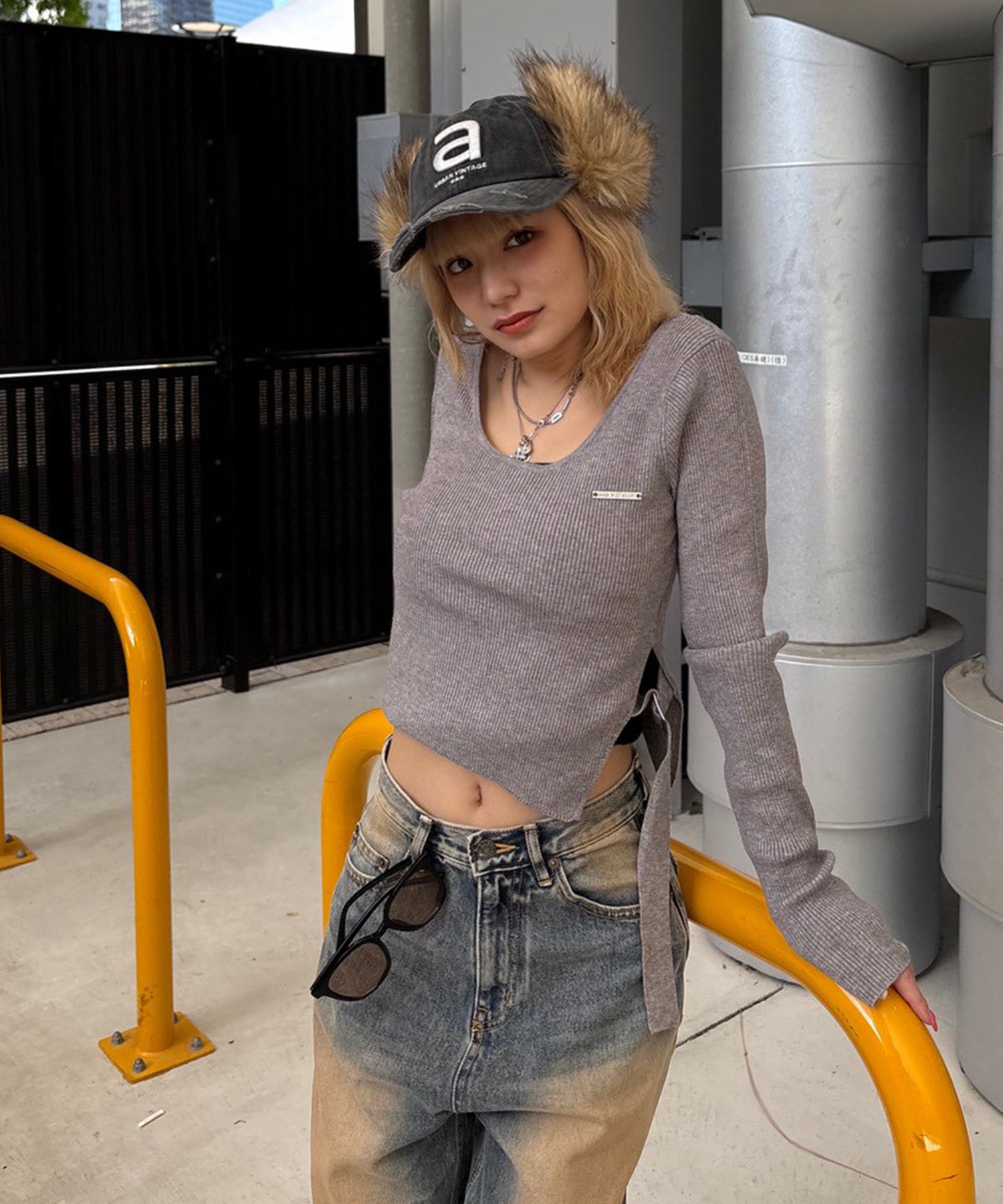 STAFF:151cm/COLOR:GRAY/SIZE:F