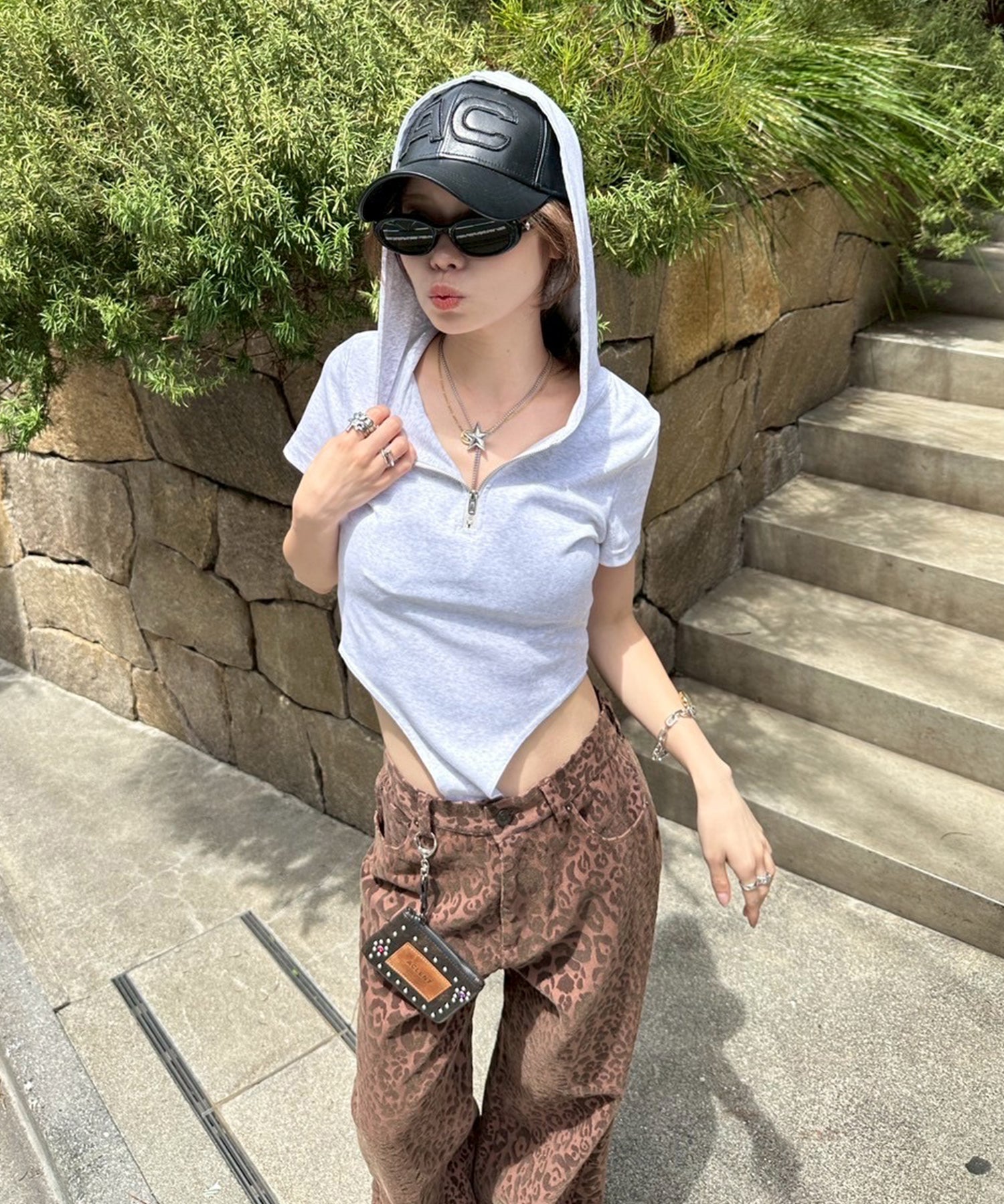 STAFF:154cm/COLOR:LIGHT GRAY/SIZE:F