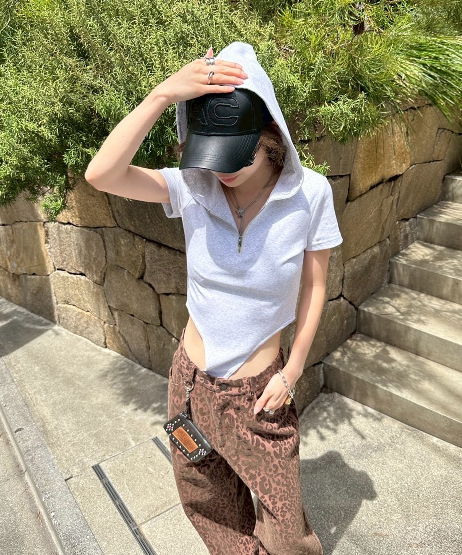STAFF:154cm/COLOR:LIGHT GRAY/SIZE:F