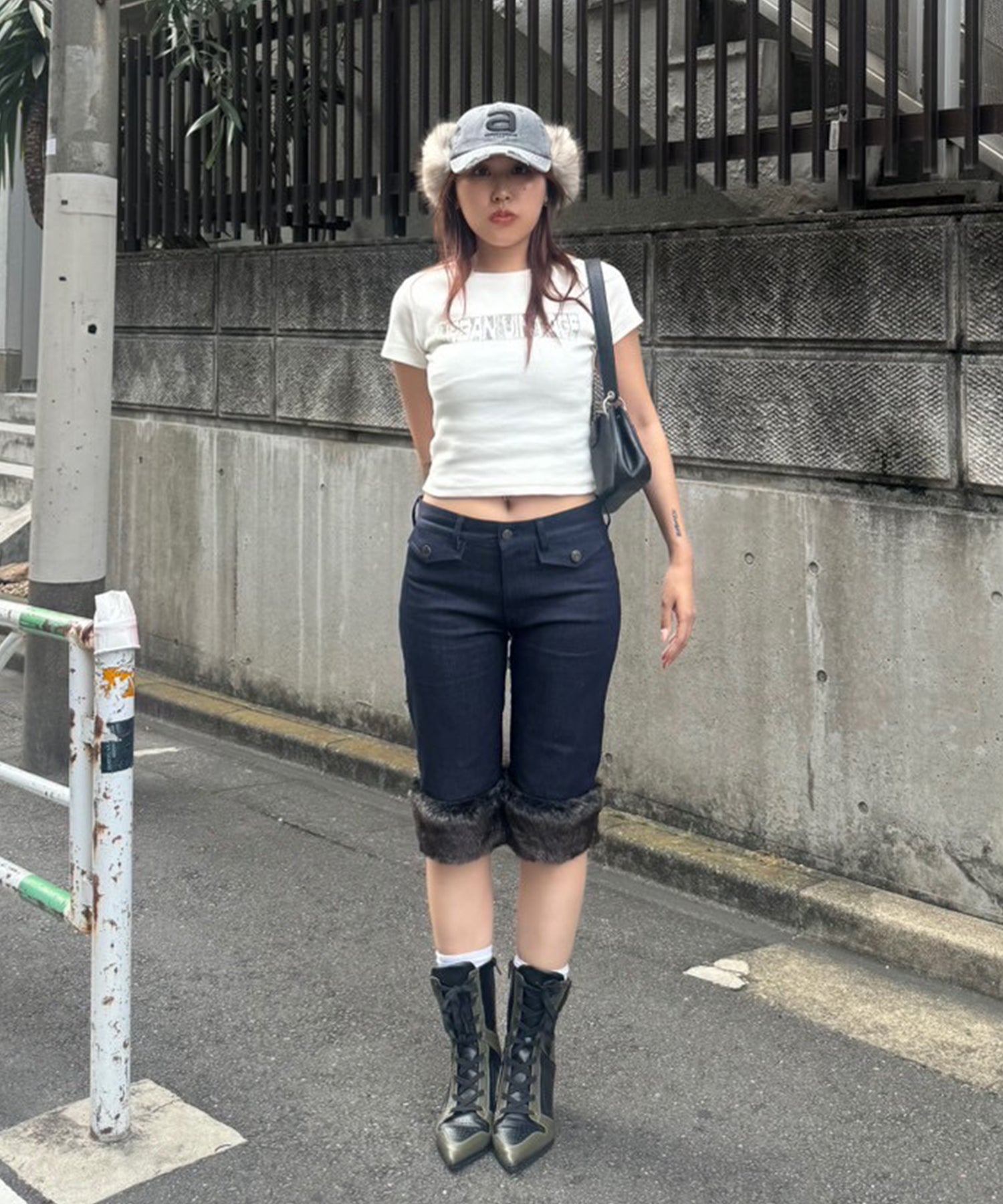 STAFF:158cm/COLOR:BLUE/SIZE:24