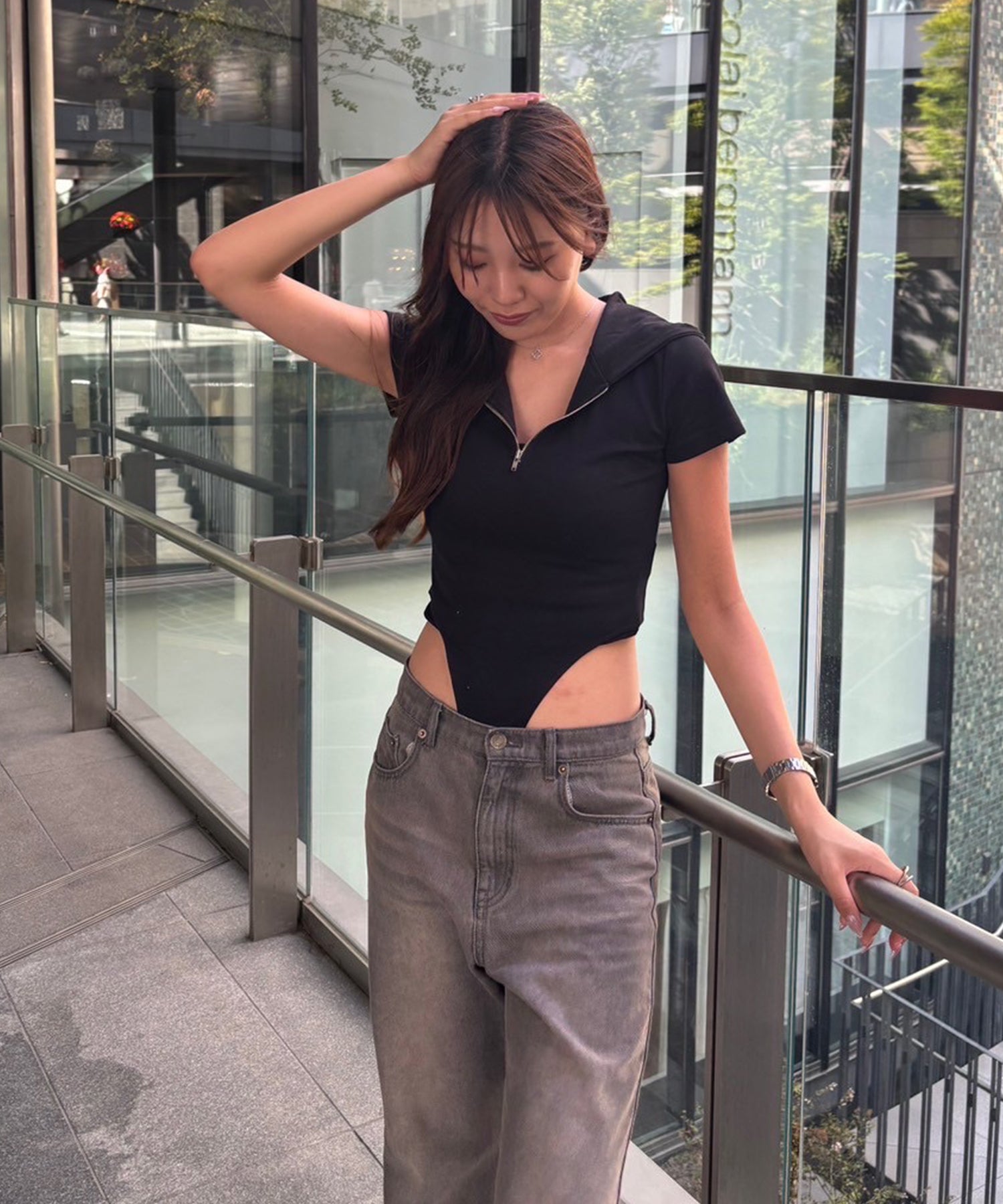 STAFF:160cm/COLOR:BLACK/SIZE:F