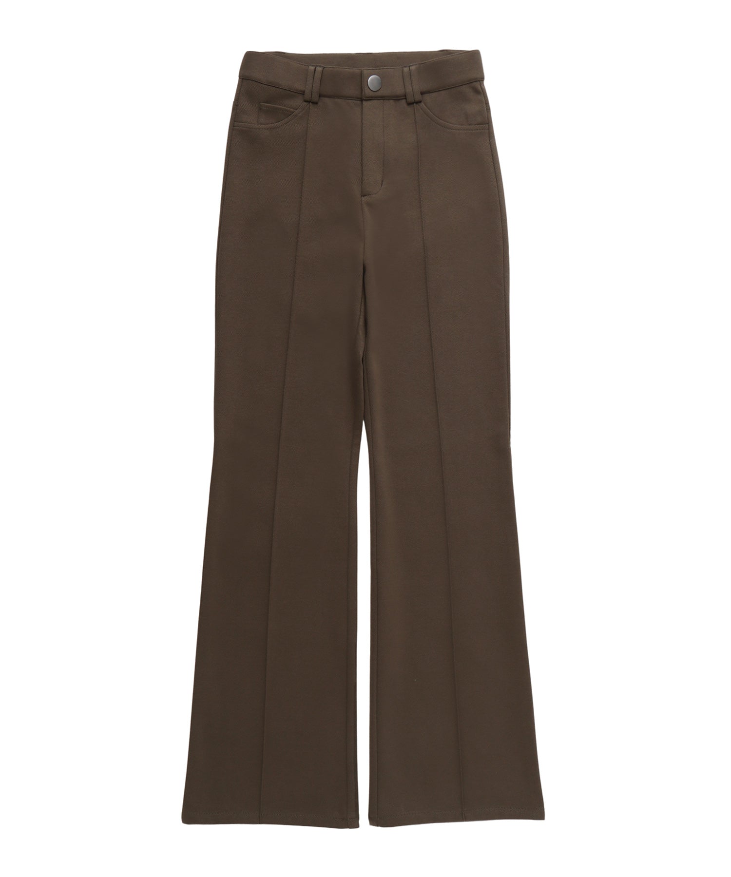 Stretch tuck flare pants