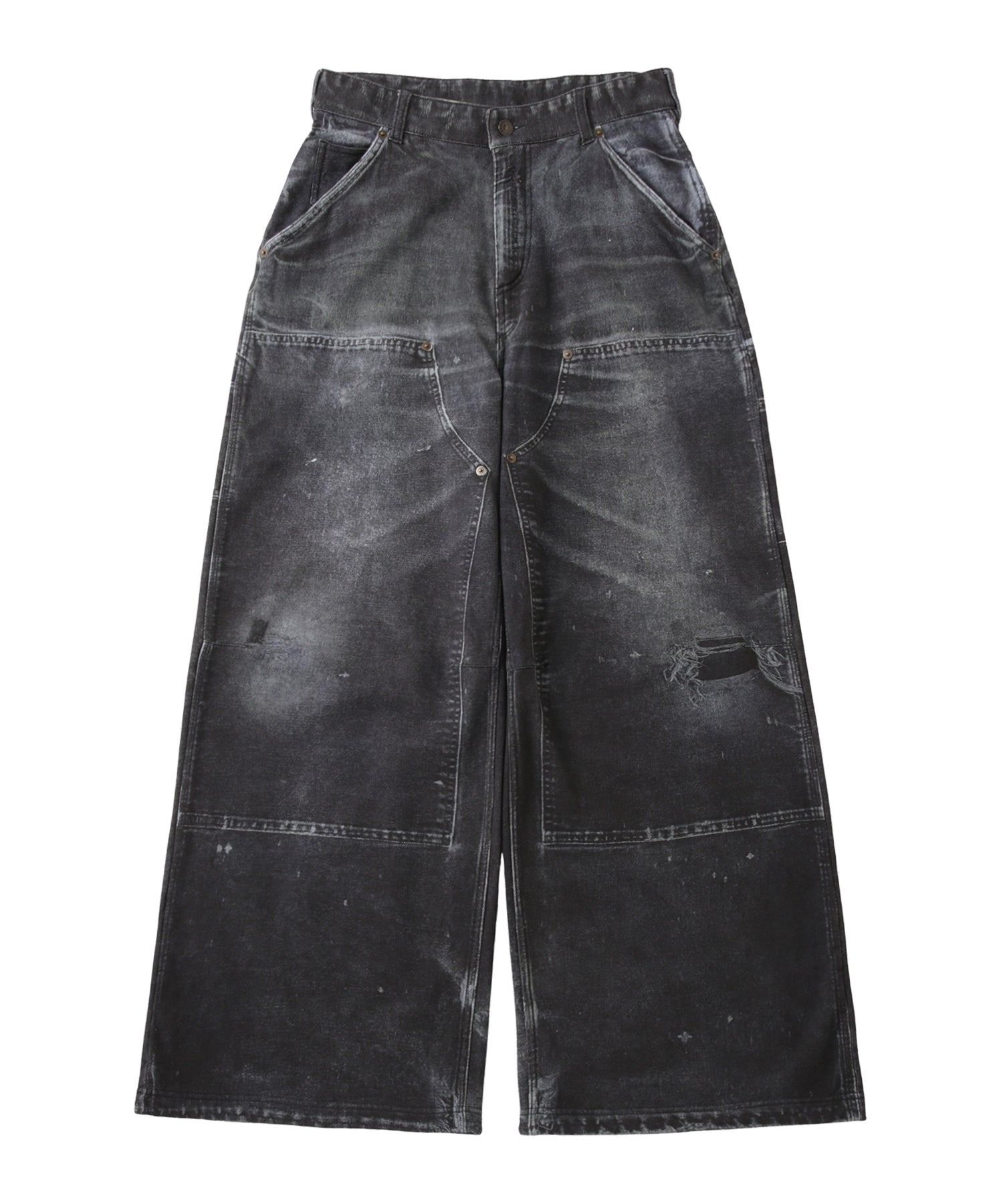 Printed Sweatpants – Double Knee Denim