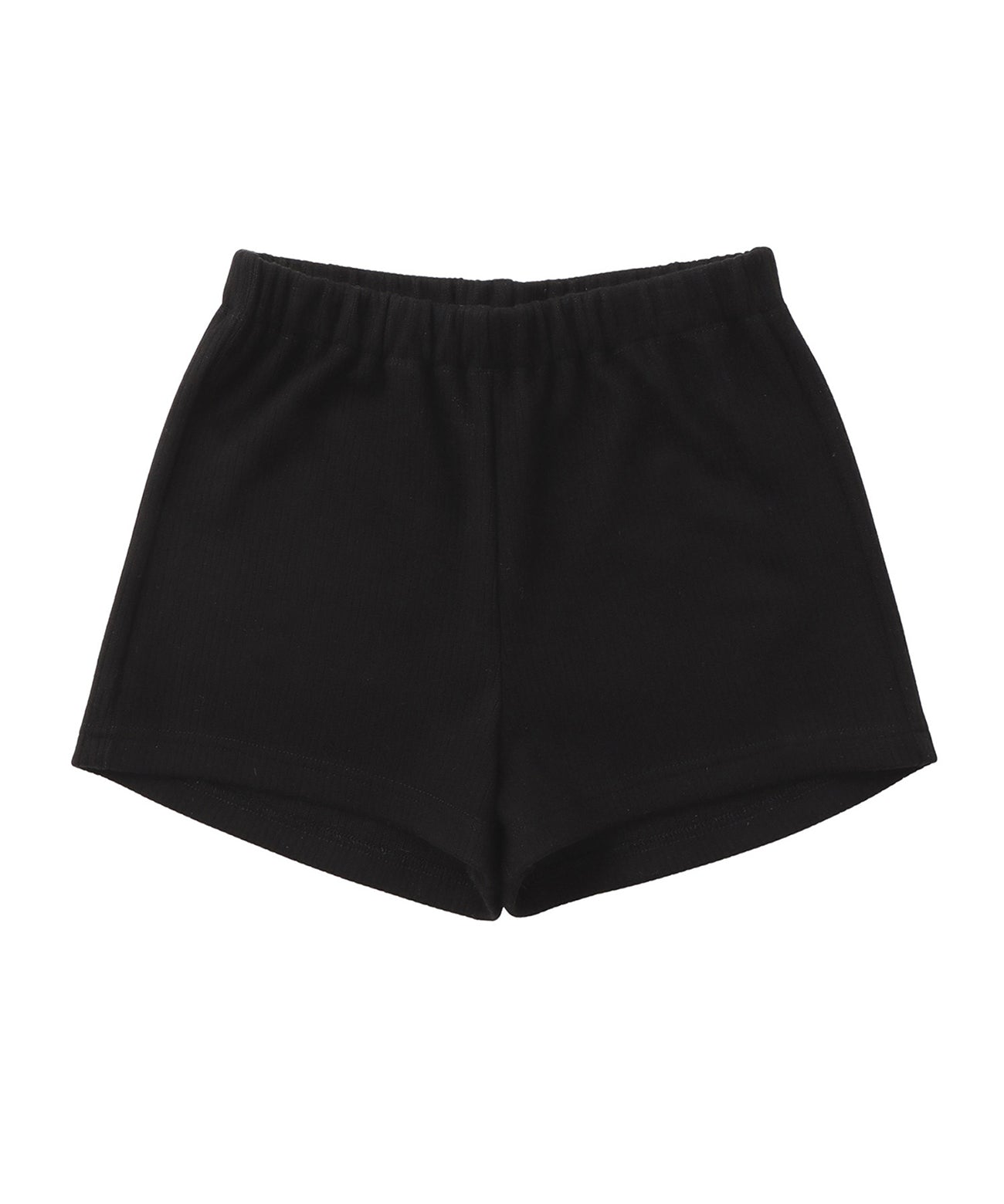 OP × BerBerJin ブラックショートパンツ ベーシックニットショーパン｜ACLENT（アクレント）