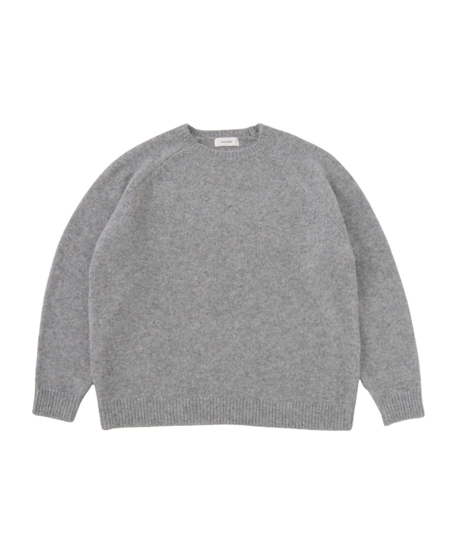 Back logo jacquard loose knit