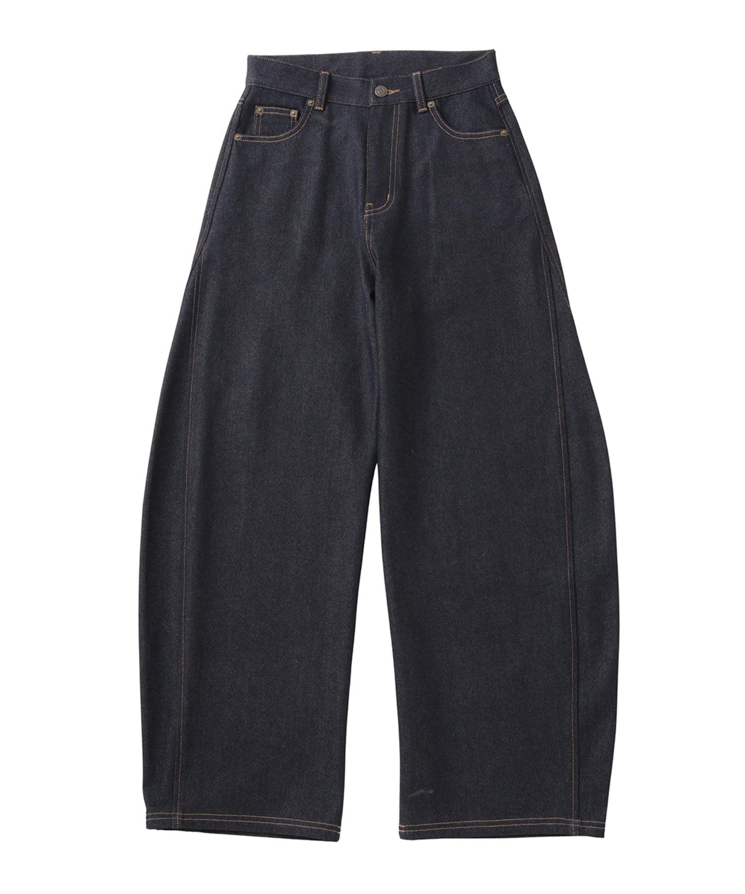 Color Embroidery Rigid Denim