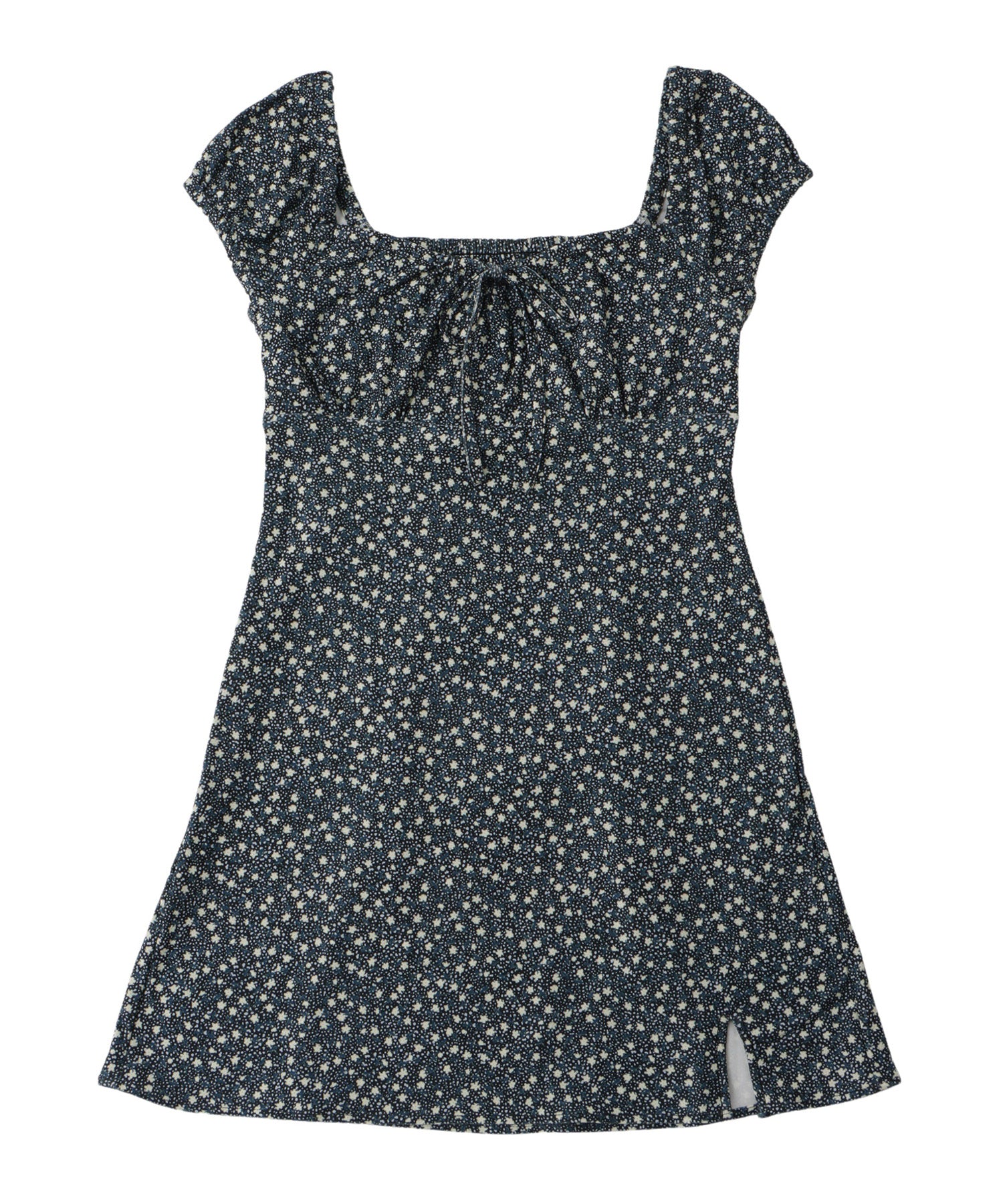 Floret short sleeve mini dress