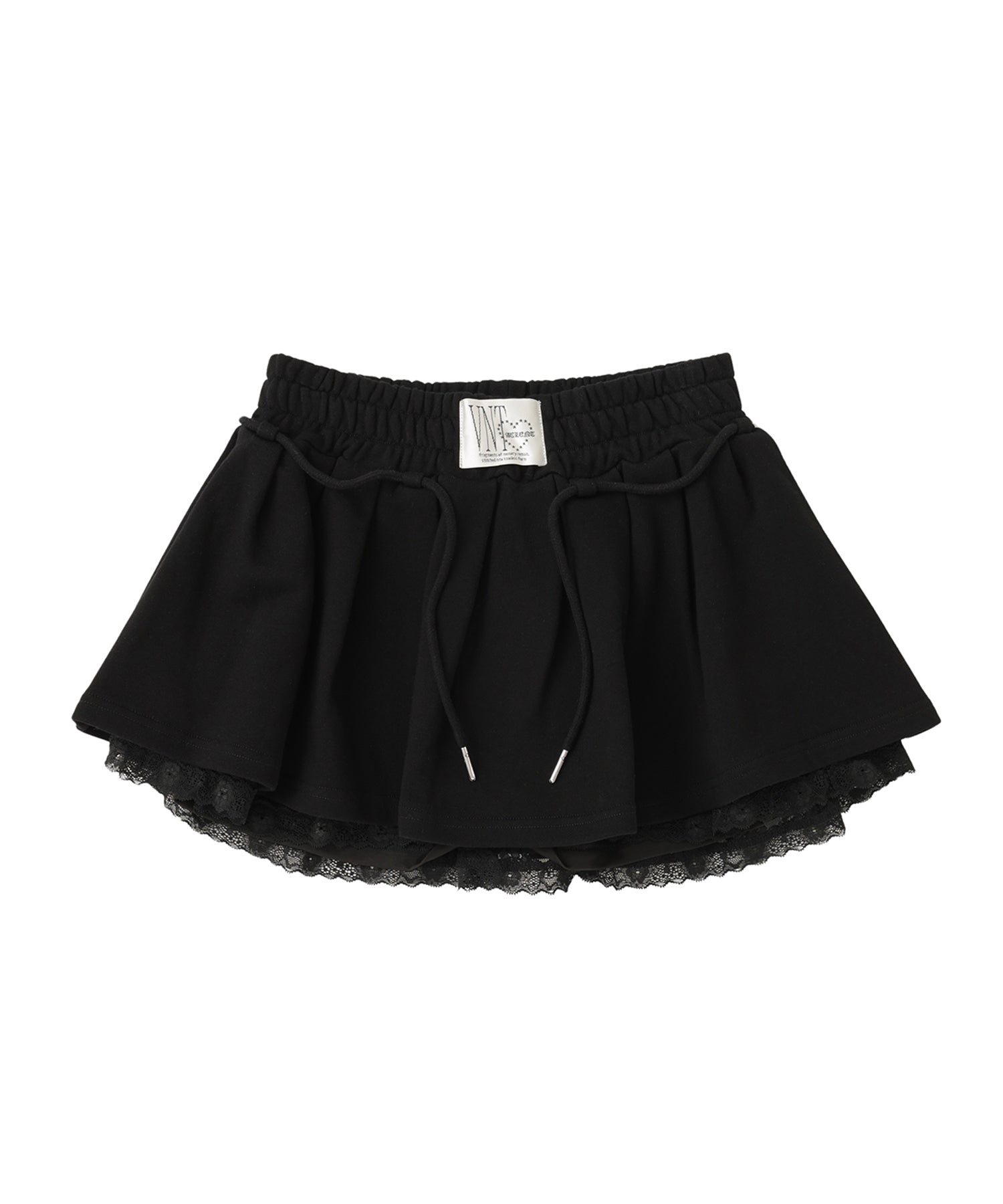 Sweat Pleated Mini Skirt
