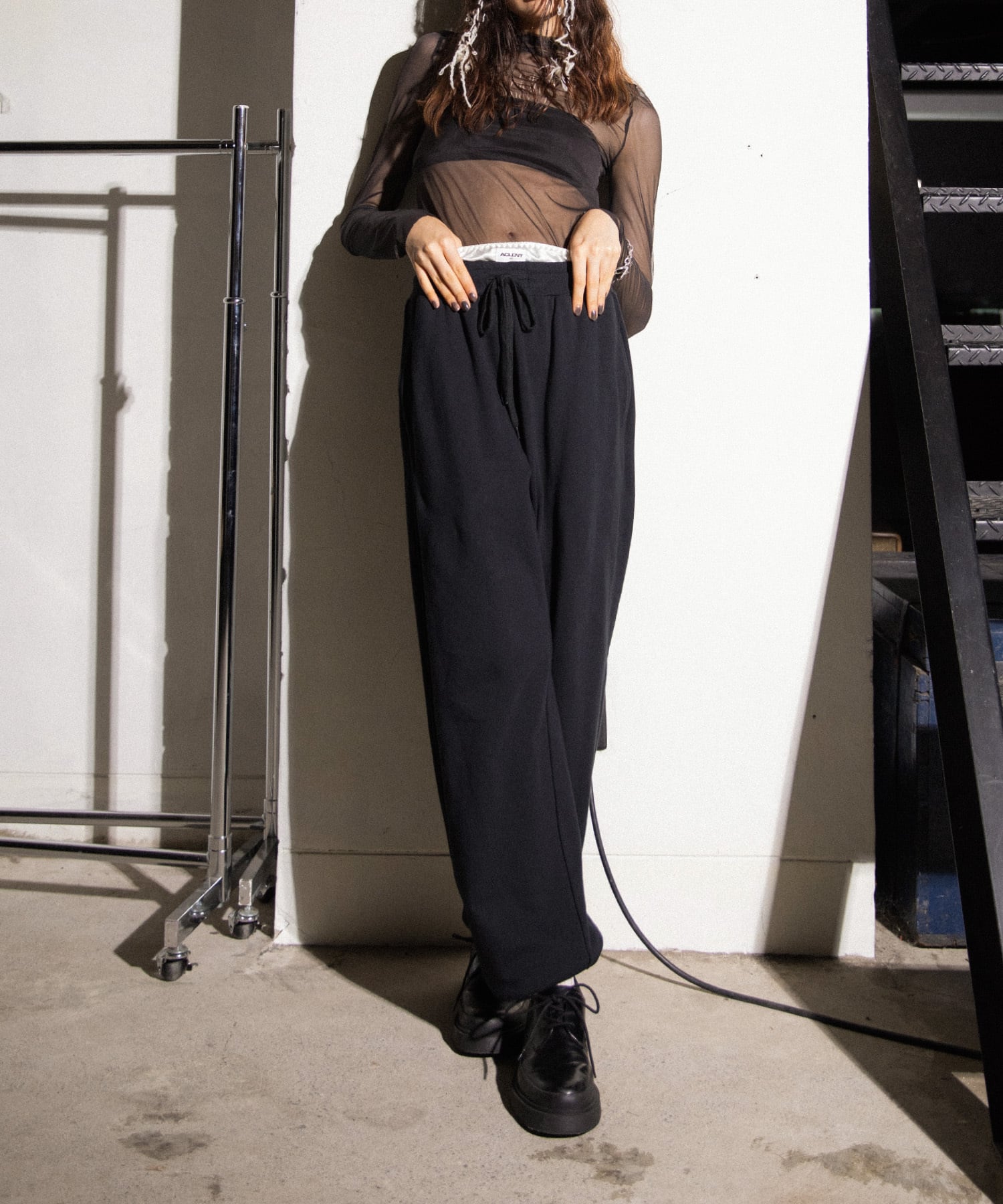 Layered loose sweat pants｜ACLENT（アクレント）