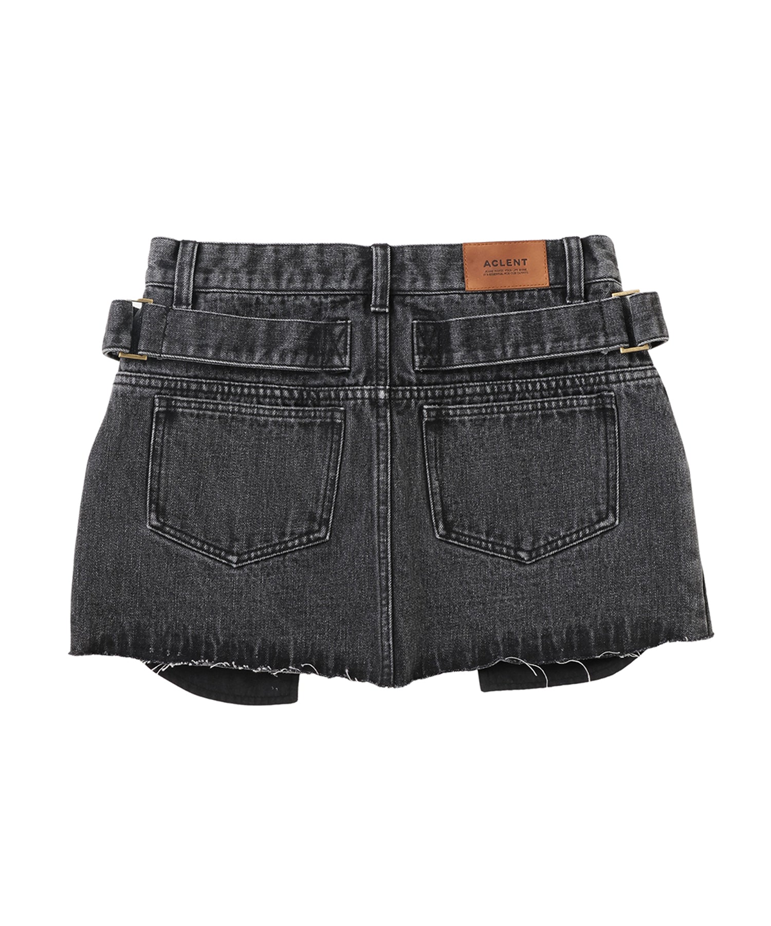 Double-Waist Mini Skirt