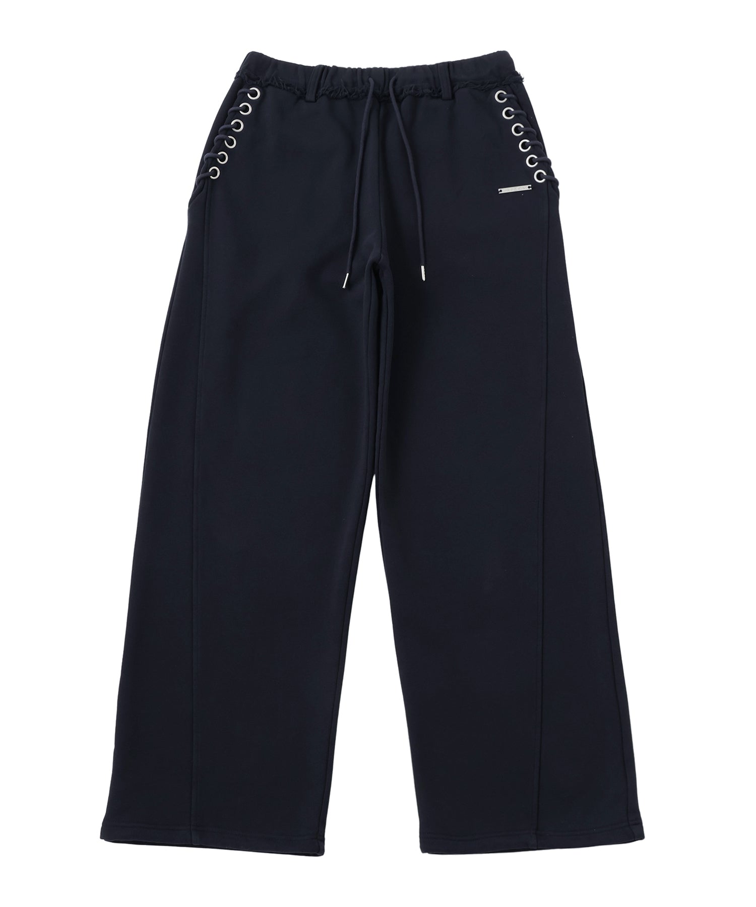 レースアップスウェットパンツ