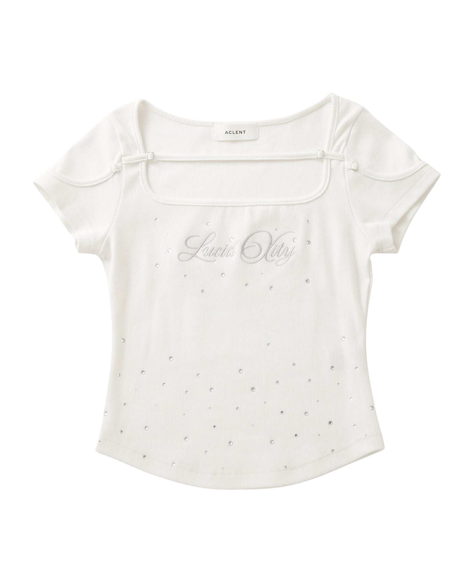 Rhinestone Rib Top