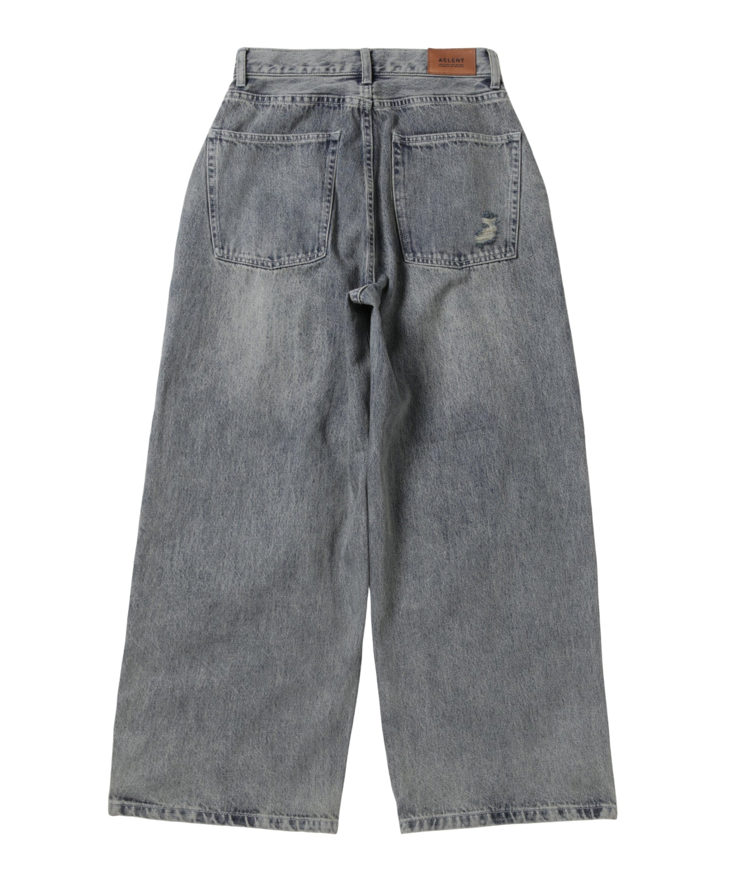 Layered Side-Slit Denim