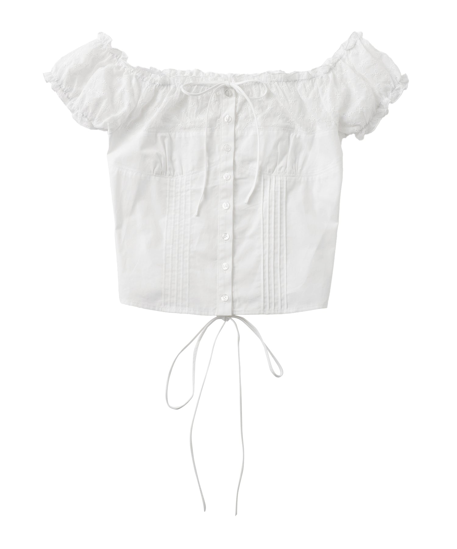 Cap Sleeve Lace Blouse