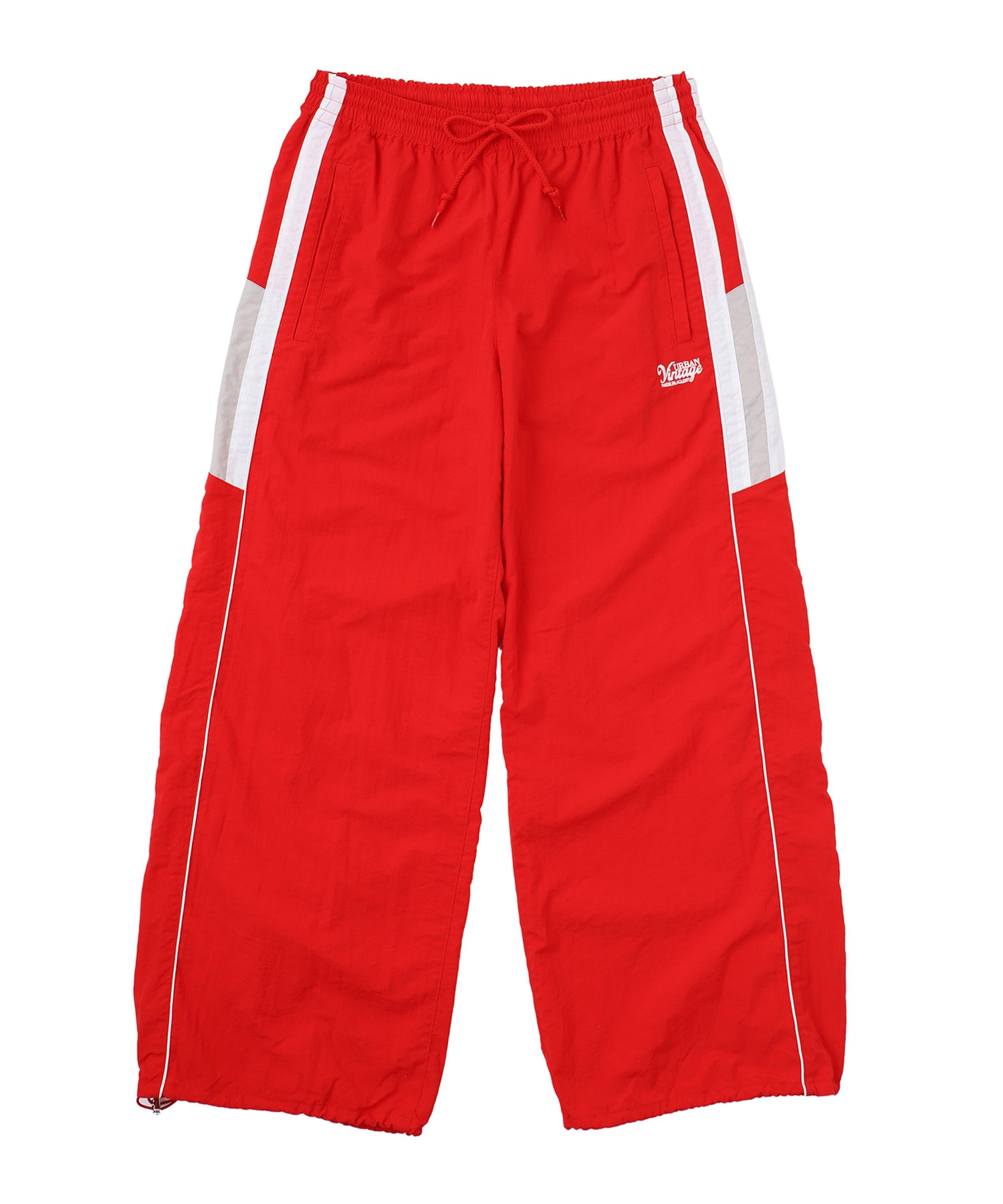 Bicolor nylon track pants