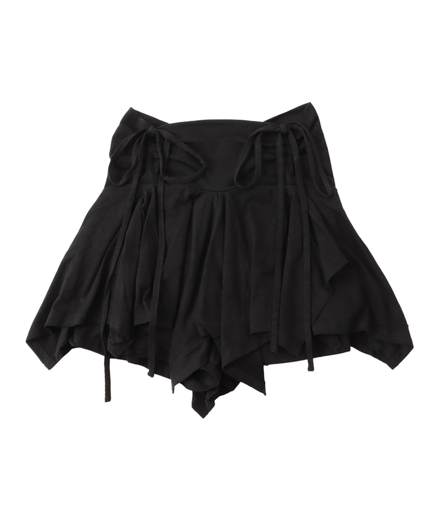 Flare gather mini skirt