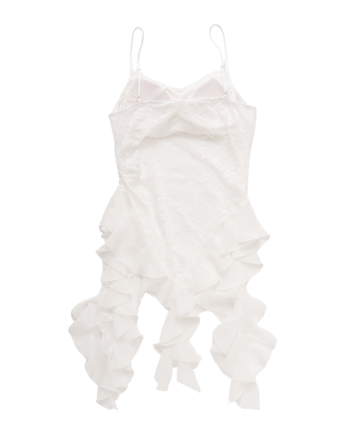 Lace frill camisole