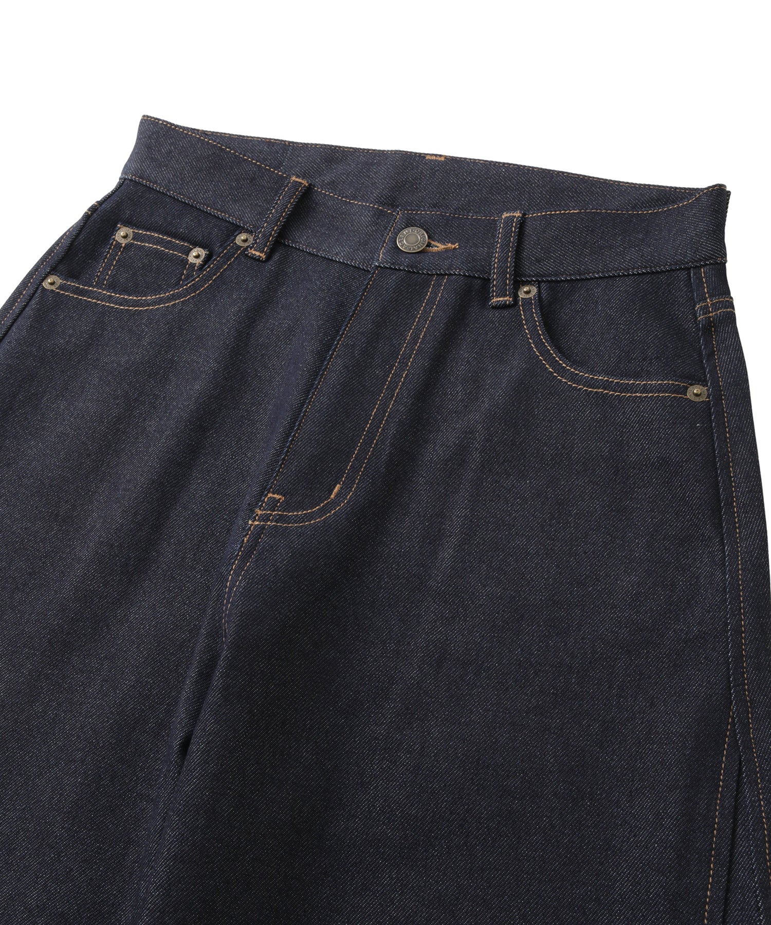 Color Embroidery Rigid Denim
