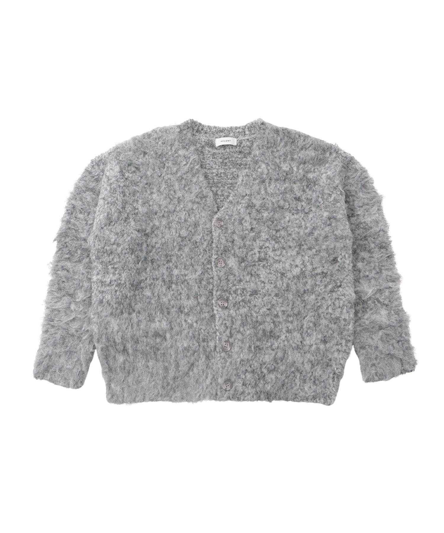 Mix volume knit cardigan