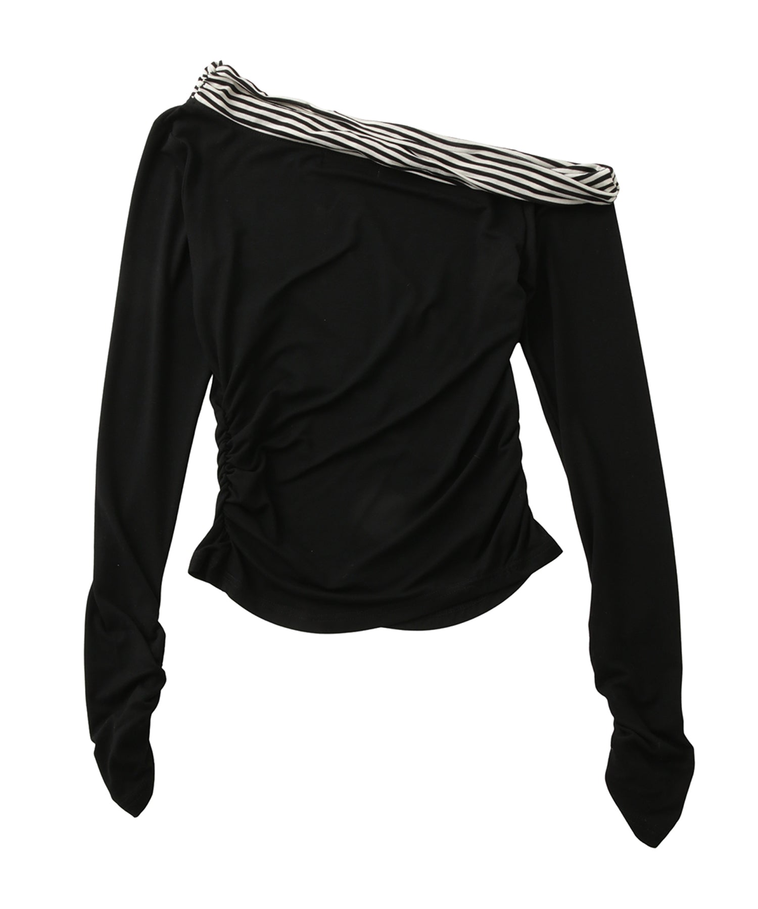 Turn-Back One-Shoulder Top