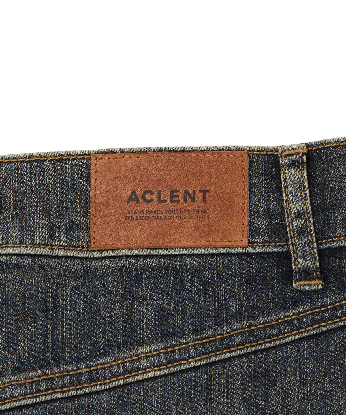 Zip slit denim mini skirt｜ACLENT（アクレント）