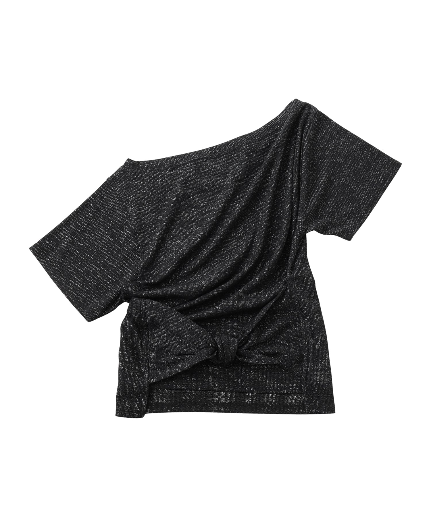 Lame Logo One-Shoulder Top