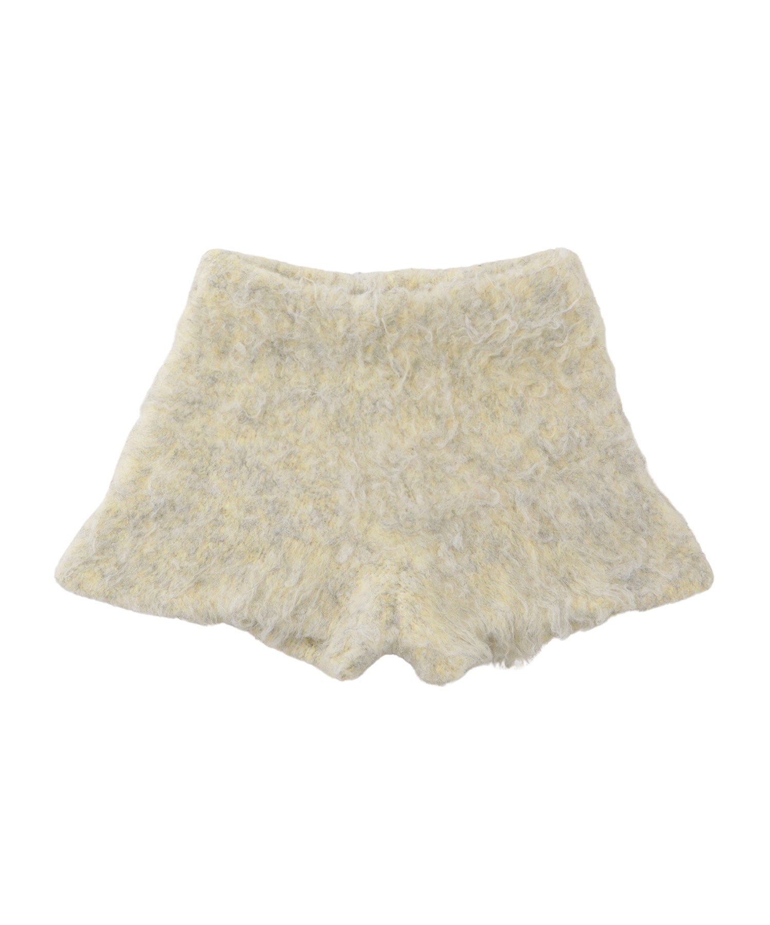 Mix knit short pants