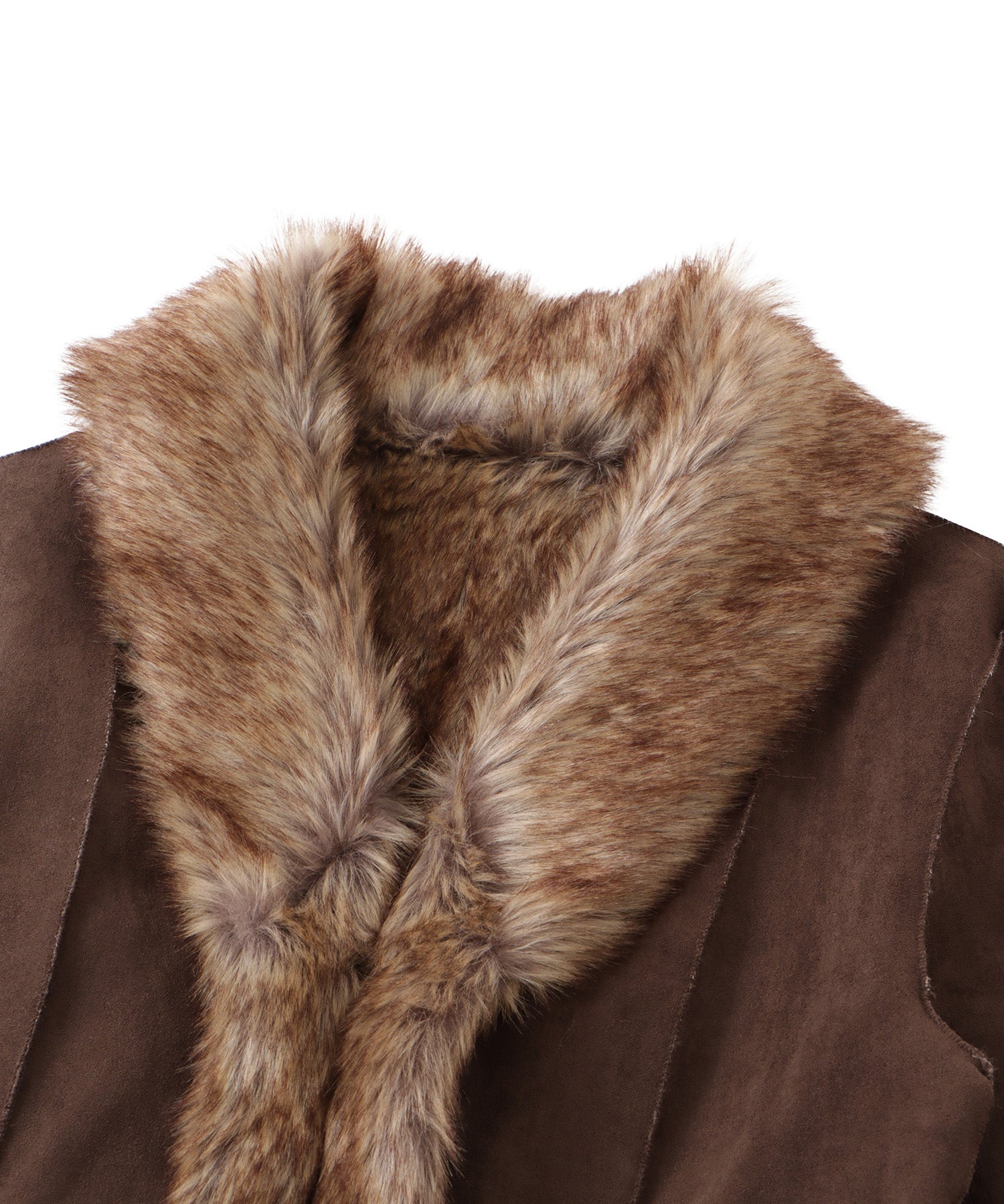 Fake mouton fur coat