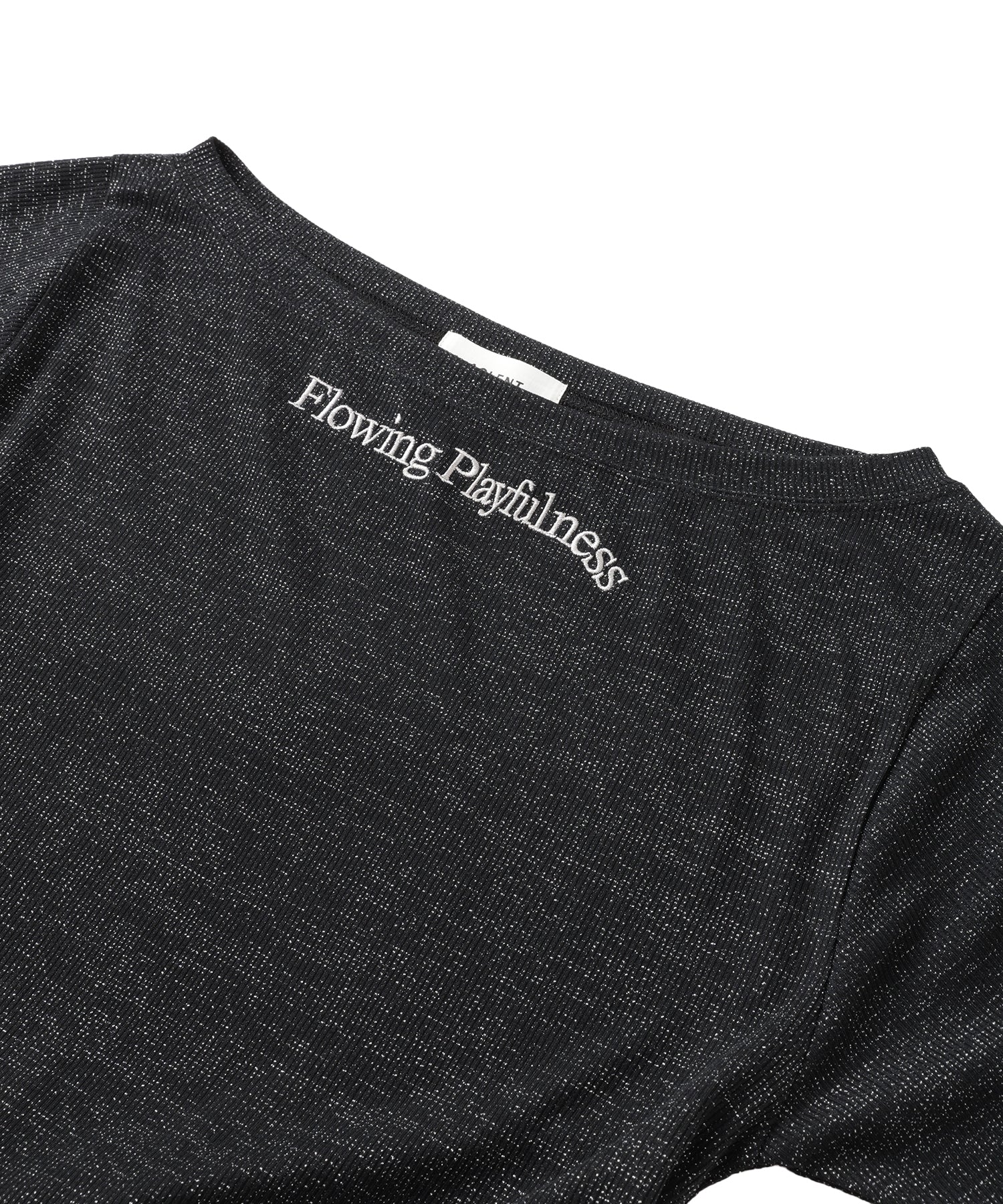 Lame Logo One-Shoulder Top