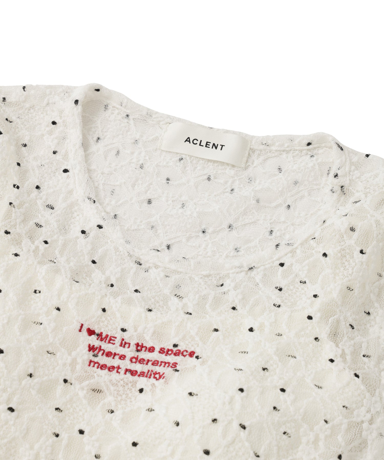Printed Lace Compact Tee