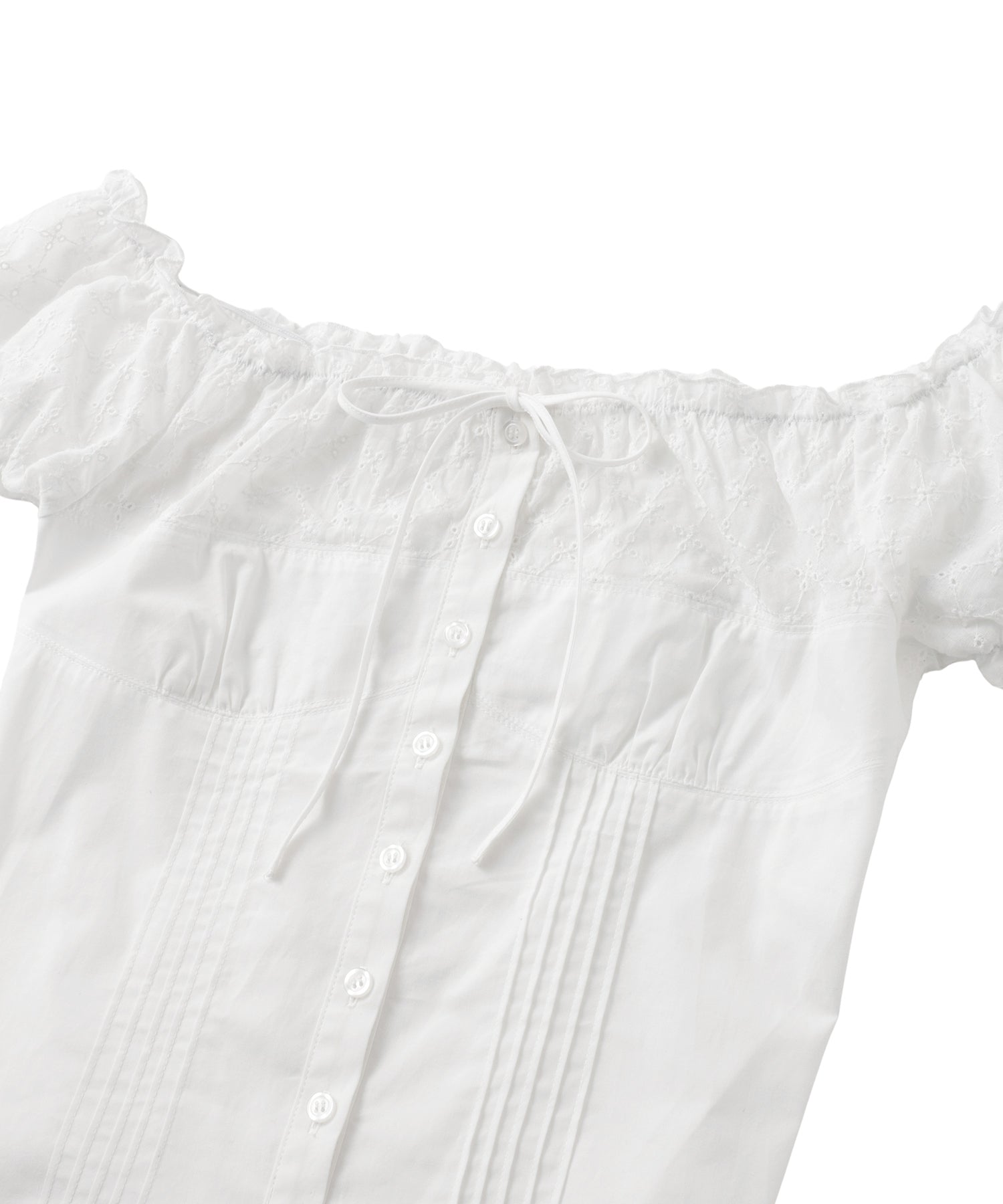 Cap Sleeve Lace Blouse