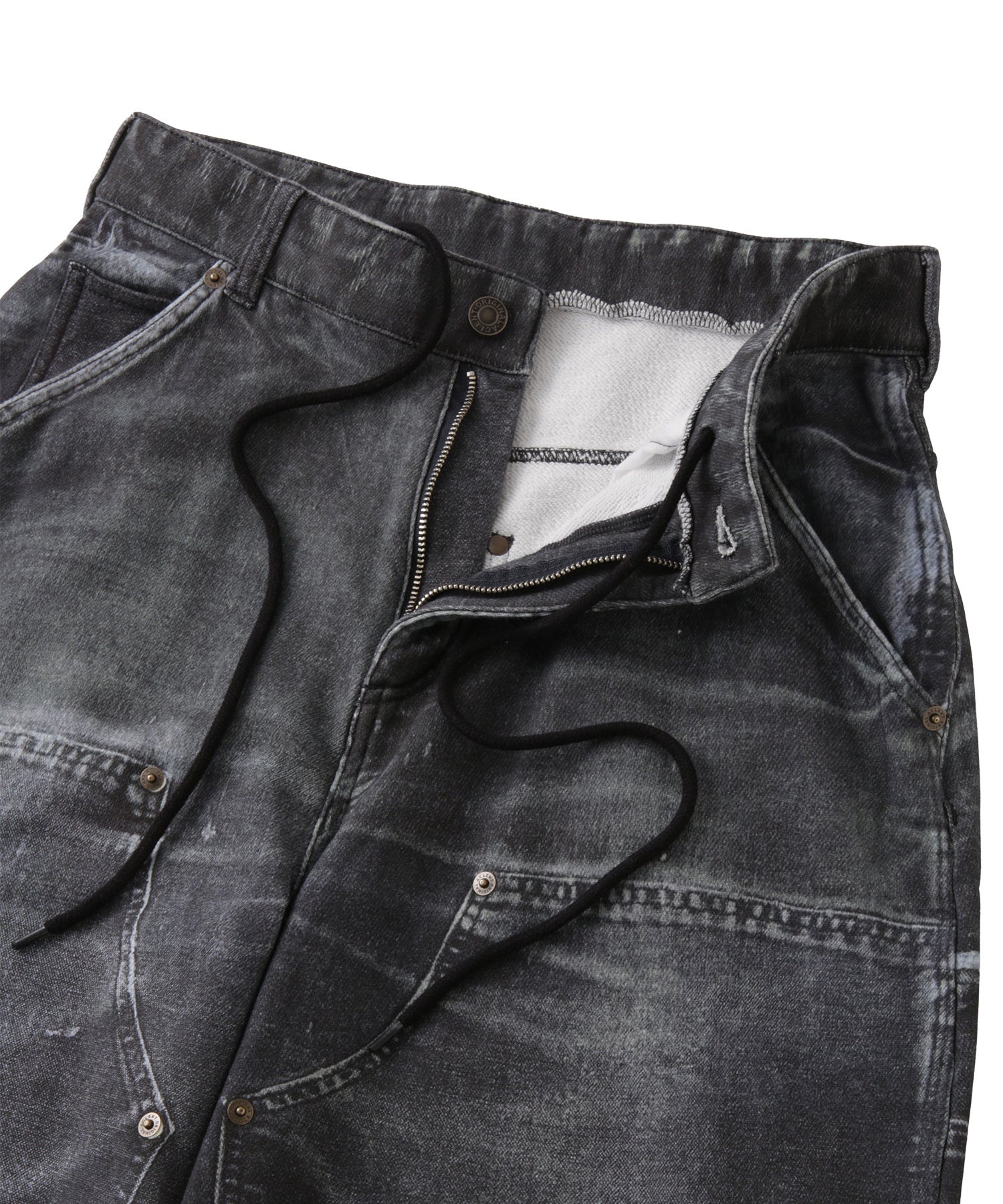 Printed Sweatpants – Double Knee Denim