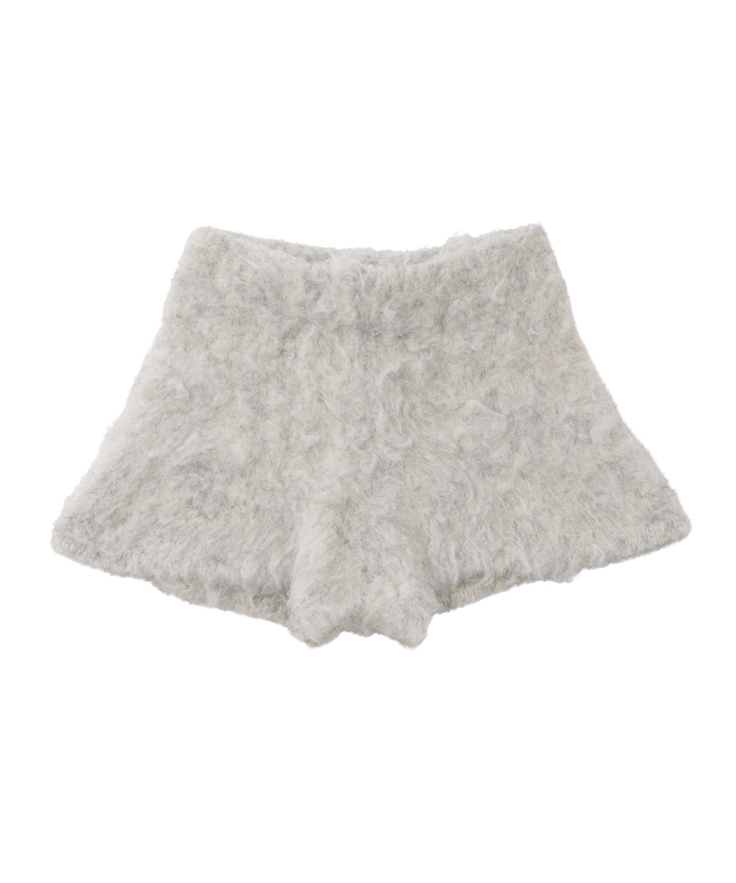 Mix knit short pants