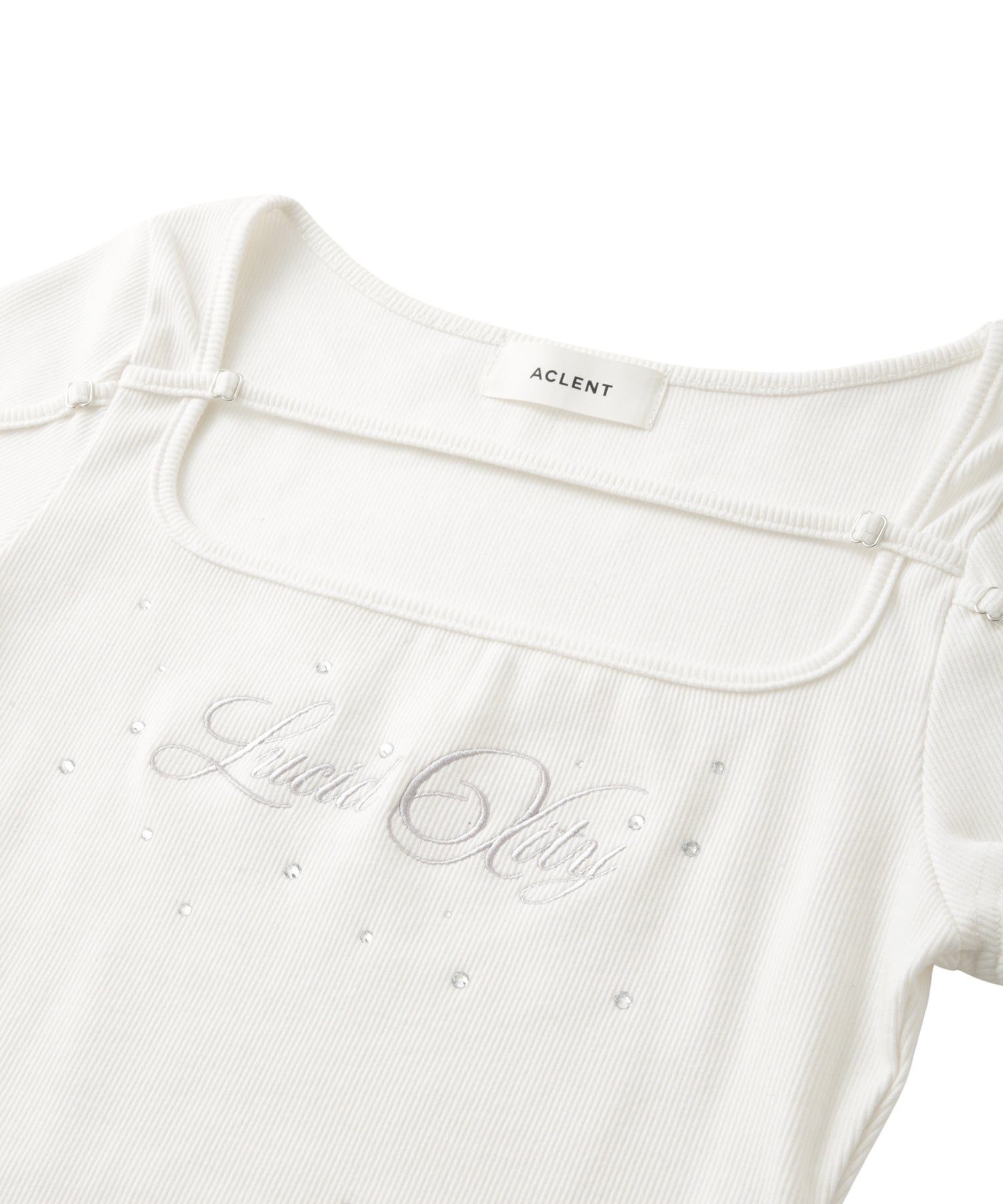 Rhinestone Rib Top