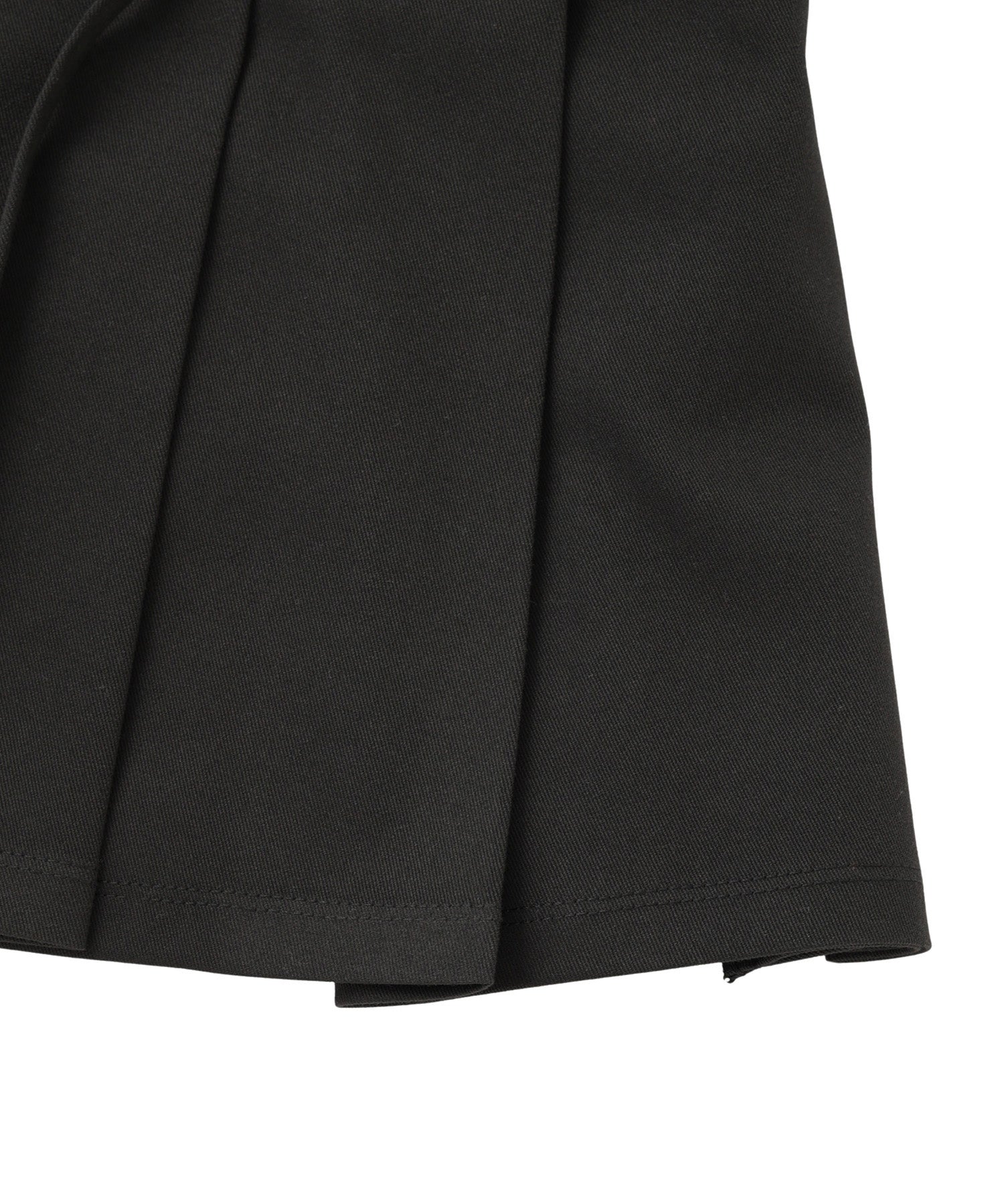 Asym Pleated Mini Skirt