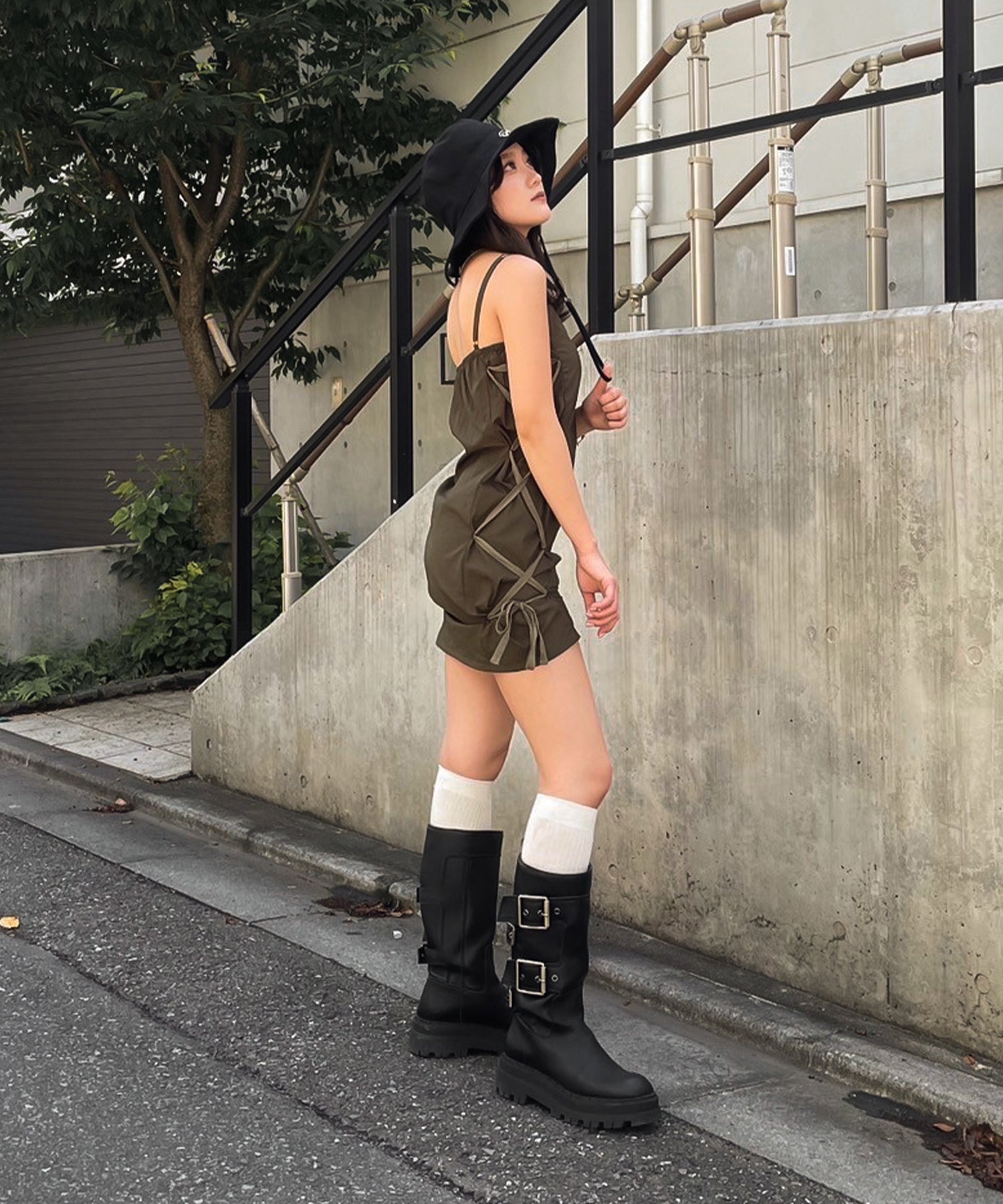 STAFF:153cm/COLOR:KHAKI/SIZE:F