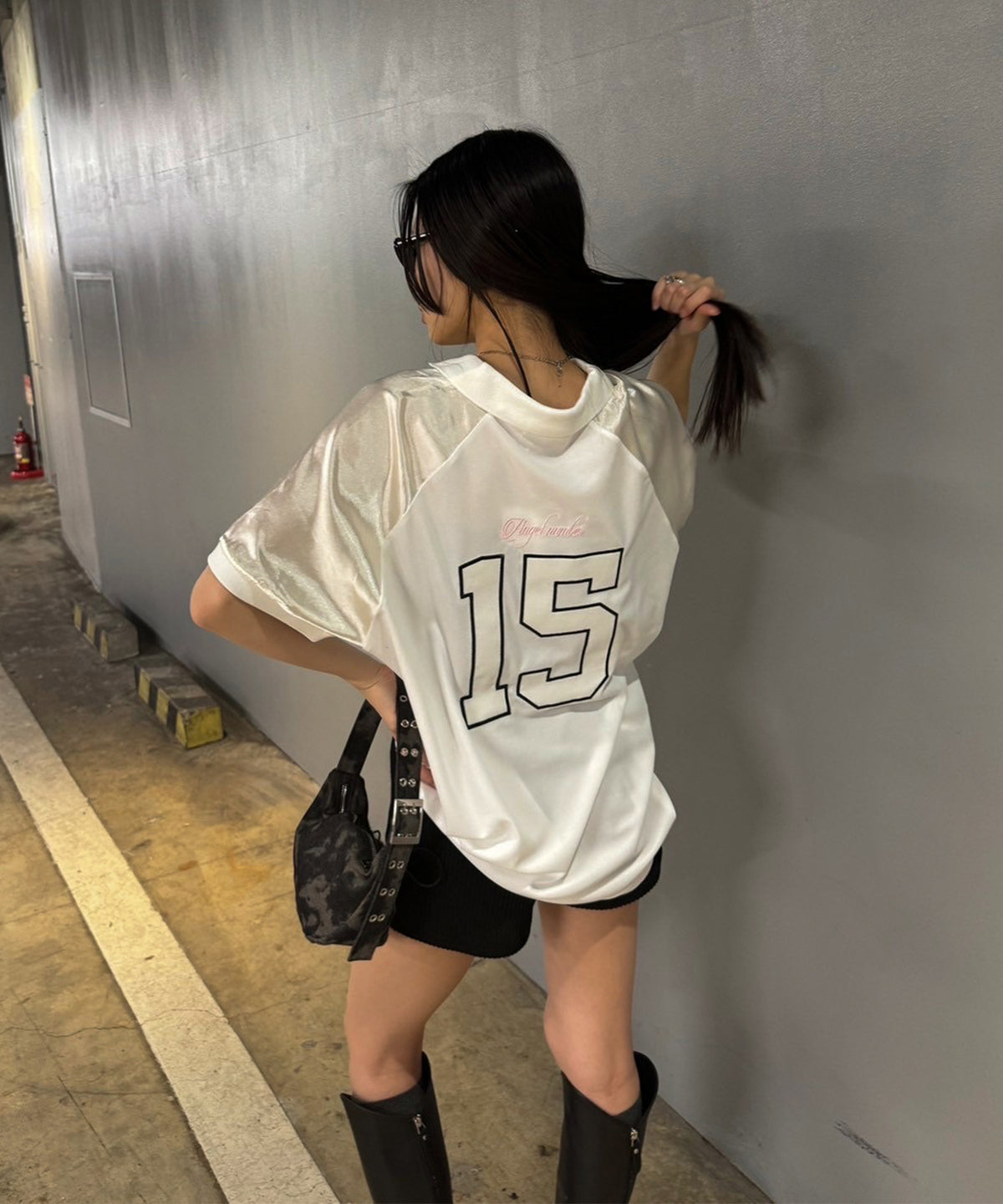 Number logo loose uniform tee｜ACLENT（アクレント）