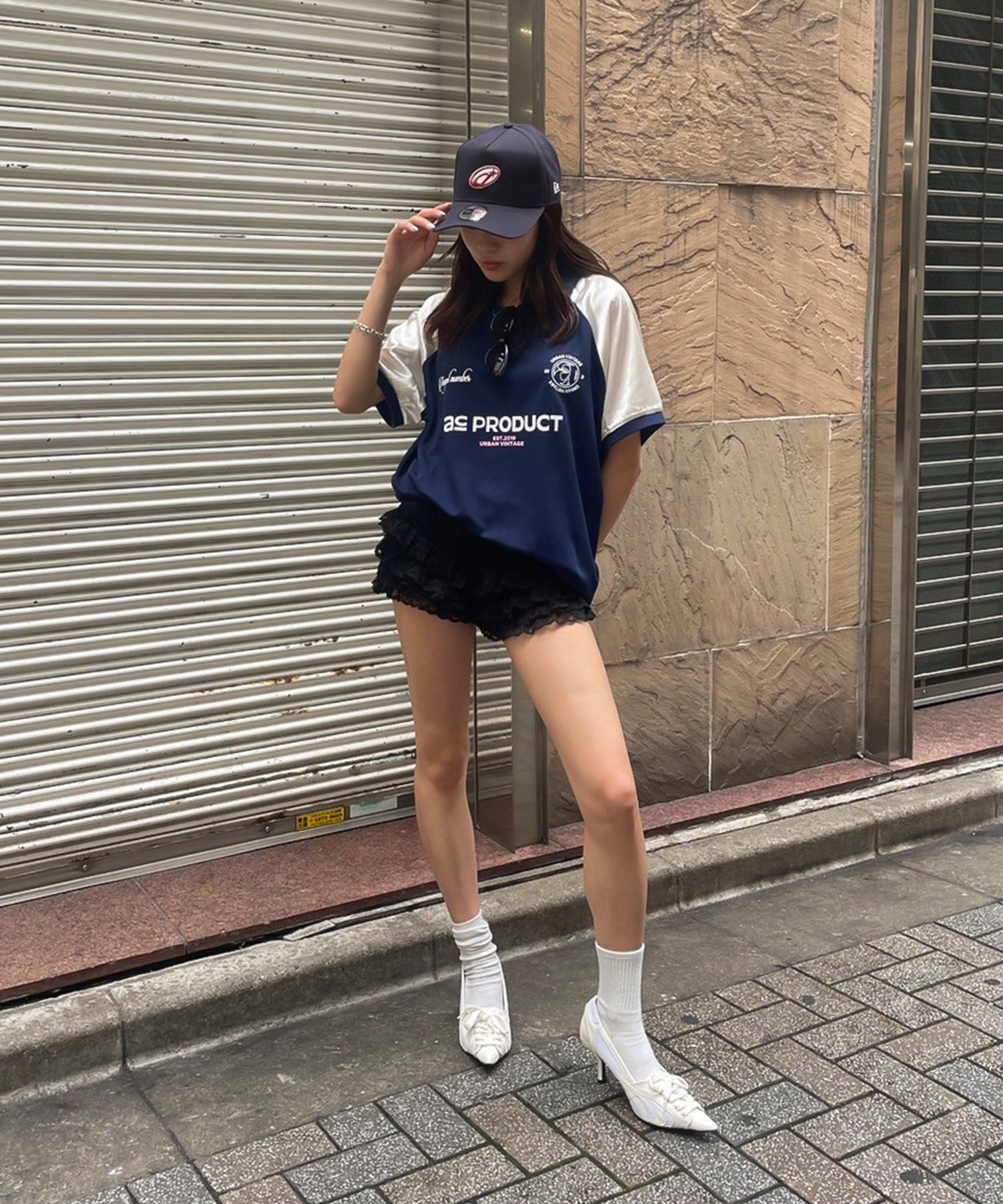 Number logo loose uniform tee｜ACLENT（アクレント）