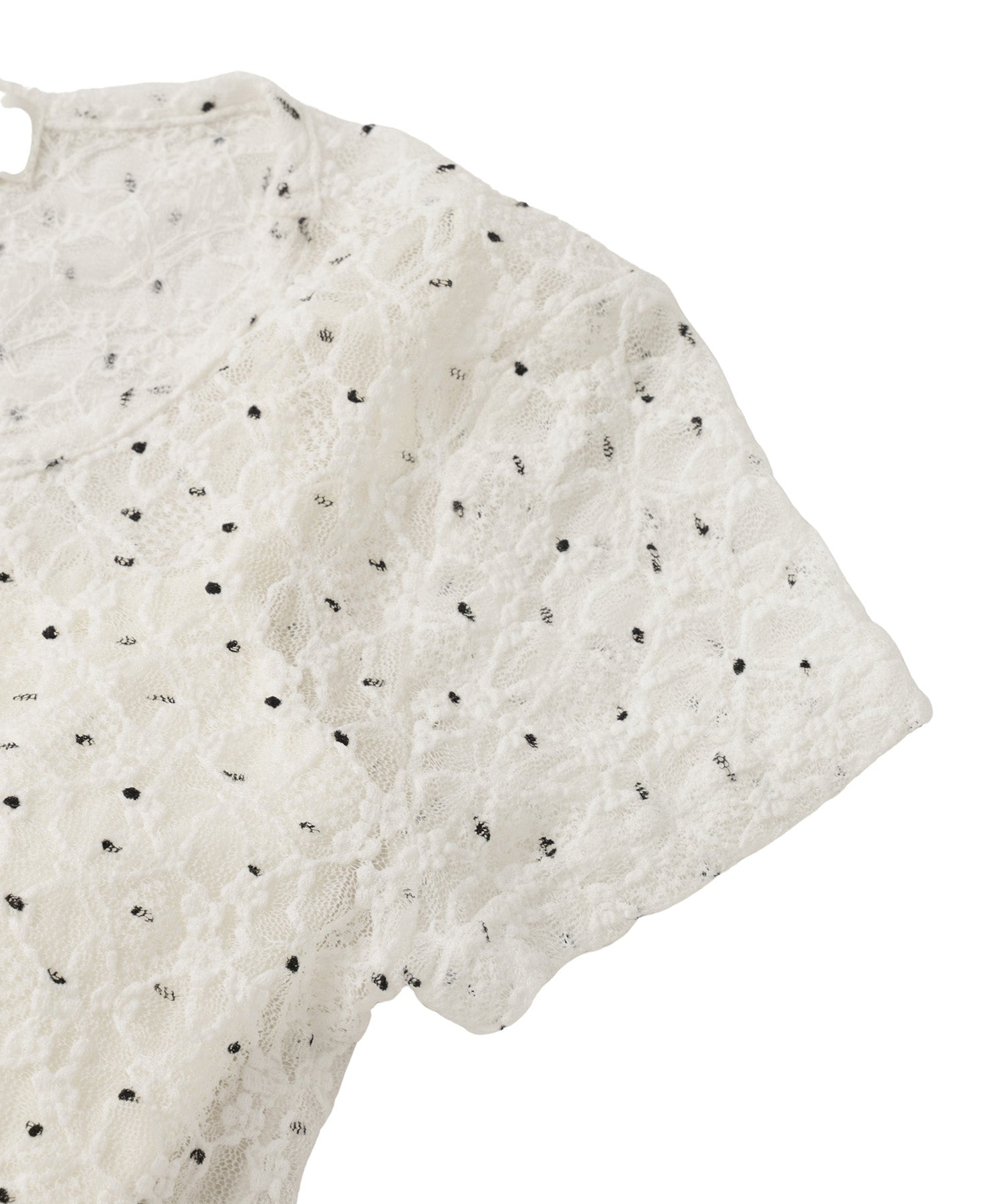 Printed Lace Compact Tee