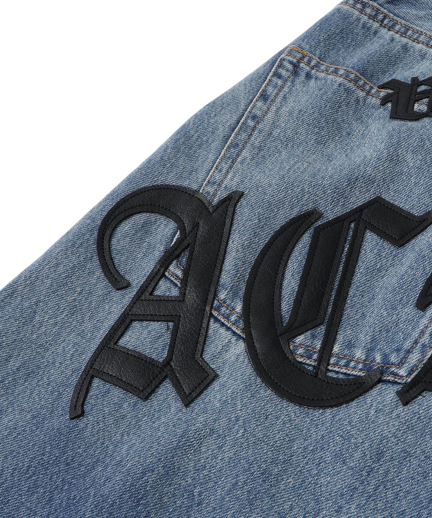 Back Logo Icon Denim